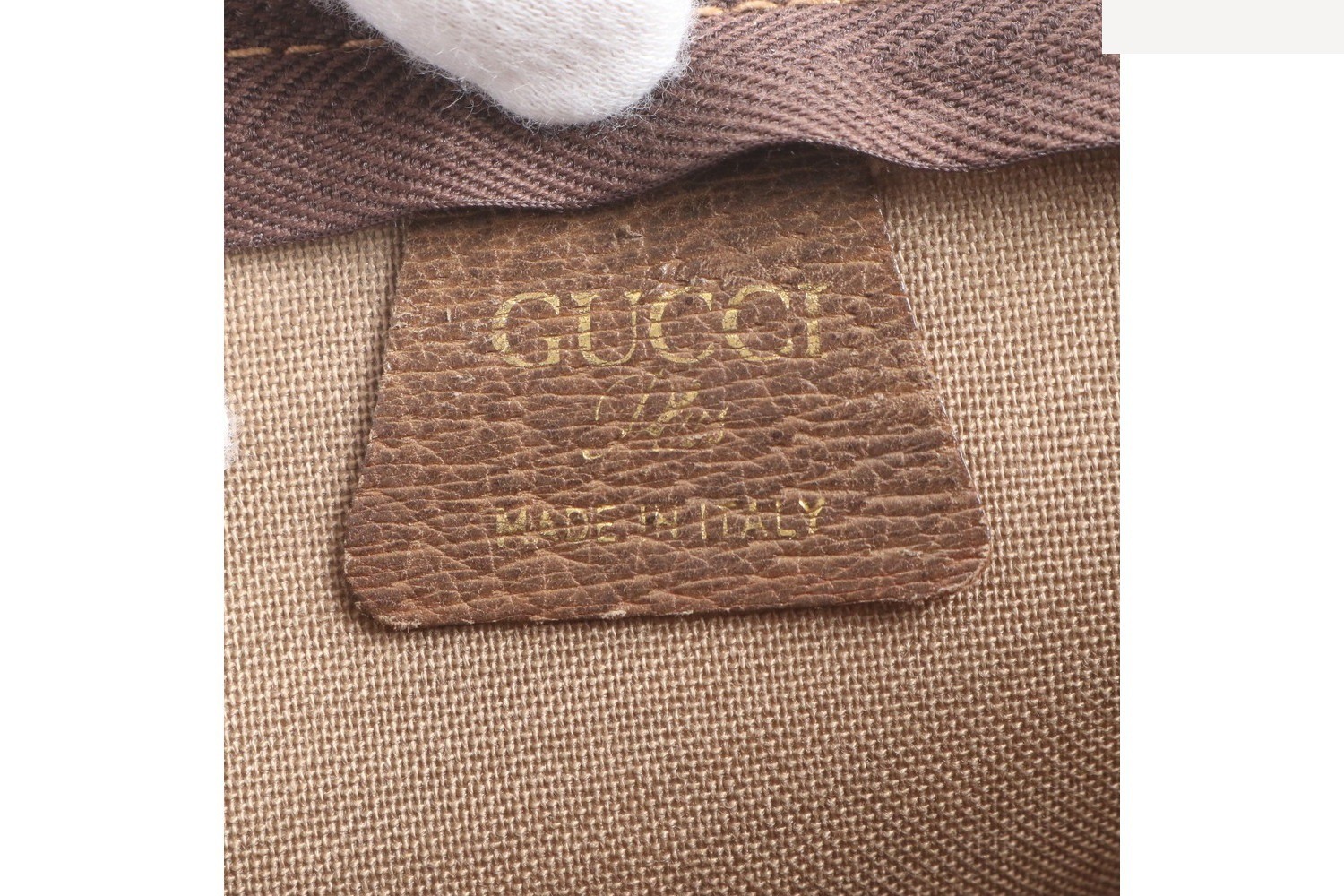 Sherry Line GG Plus Leather Tote Bag — view 8