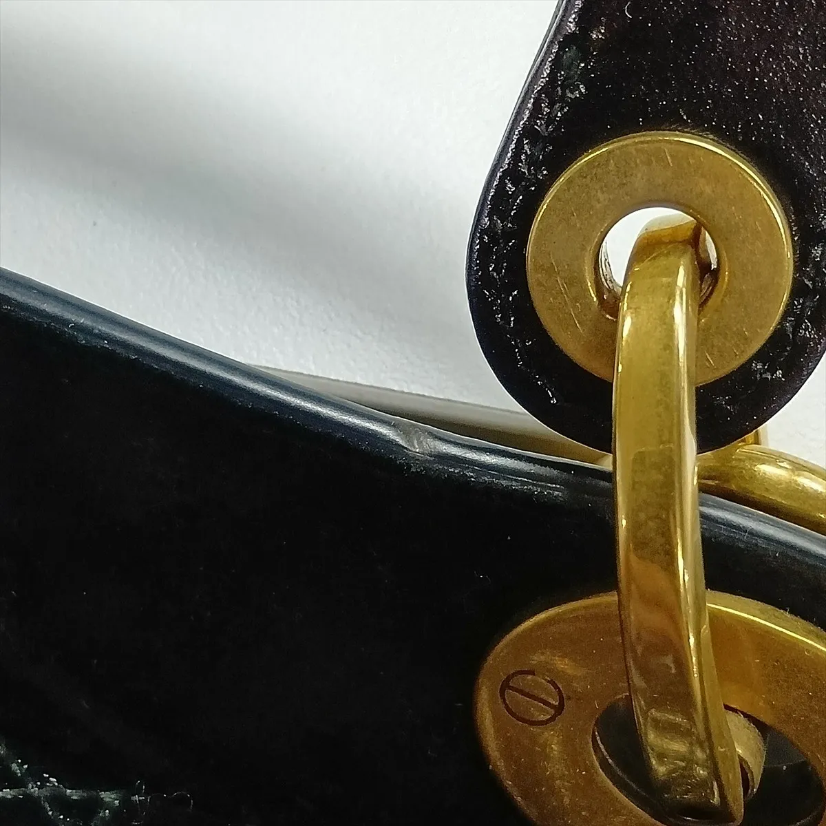 Cannage Lady Dior Leather 2-Way Handbag, Black — view 13