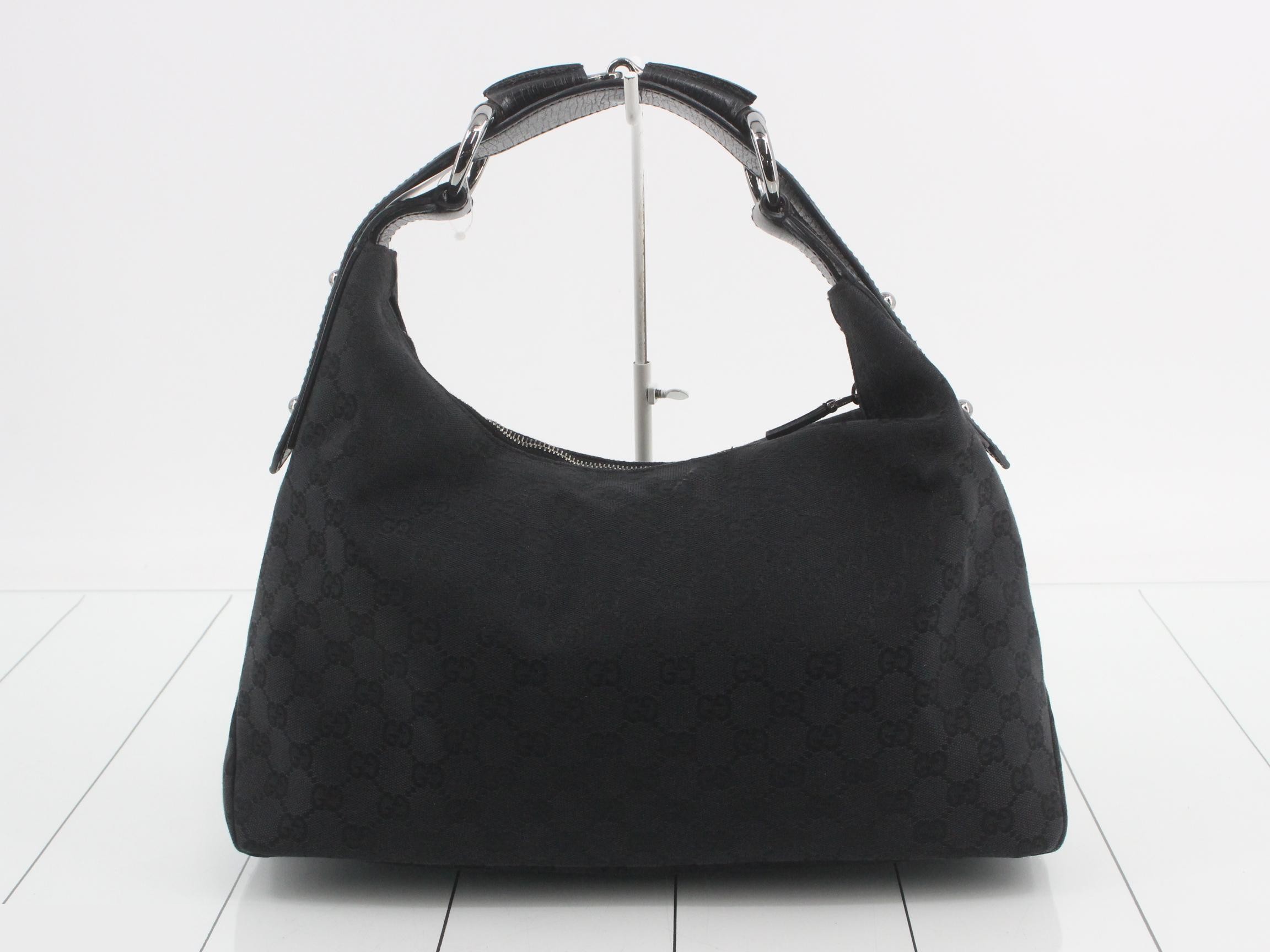 GG Canvas Horsebit Shoulder Bag — view 2