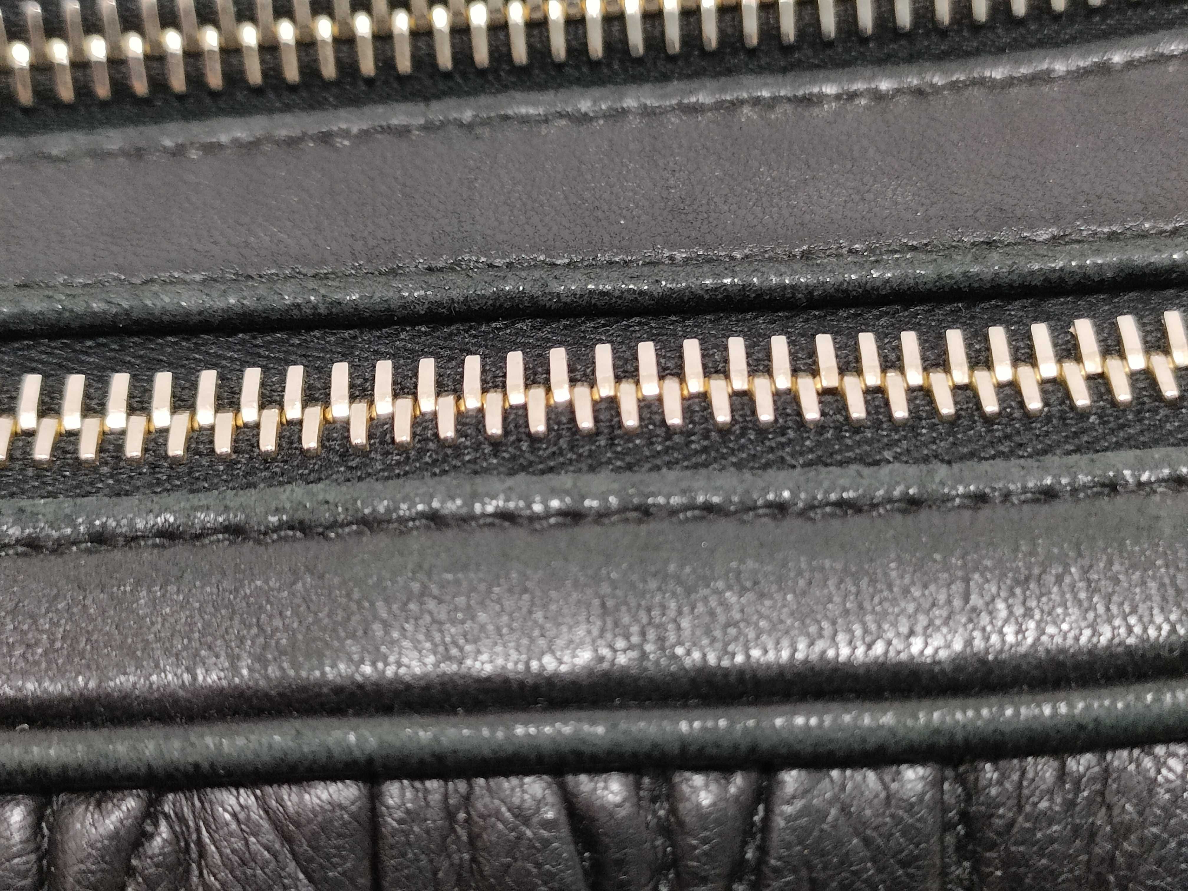 Matelassé Black Pouch — view 3