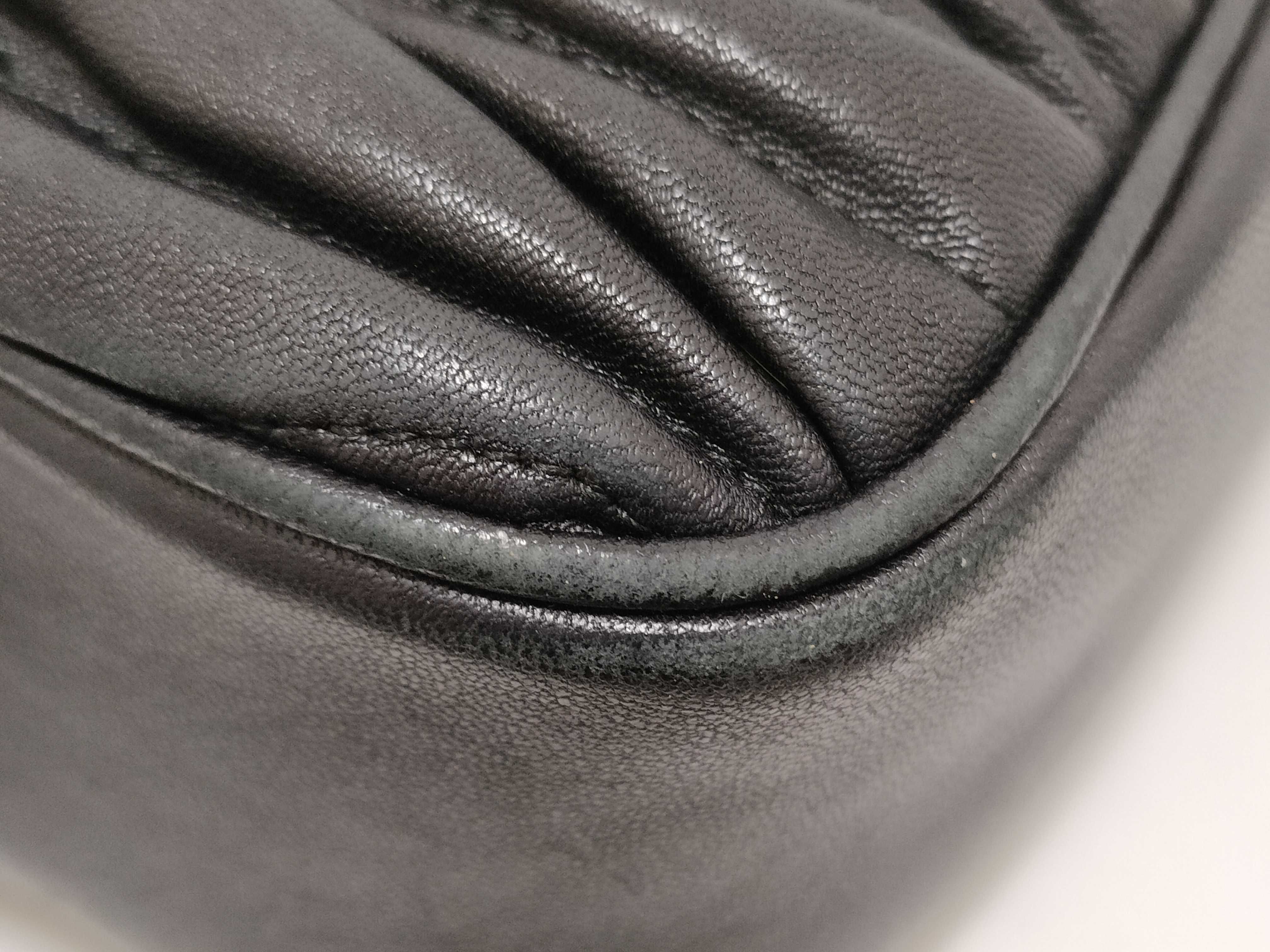 Matelassé Black Pouch — view 4