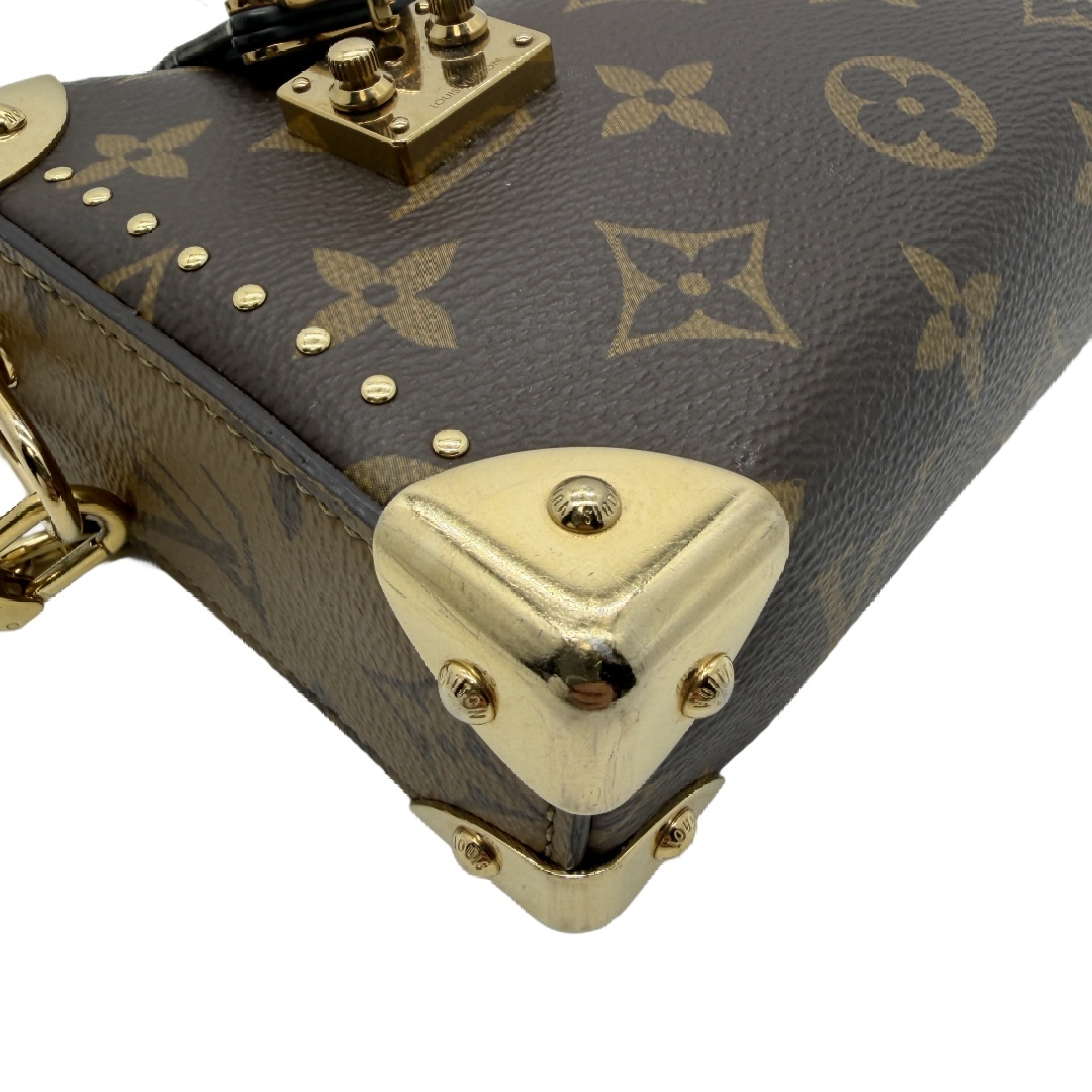 Monogram Picoside Trunk M83018 Mini Trunk with Chain Shoulder Bag — view 5