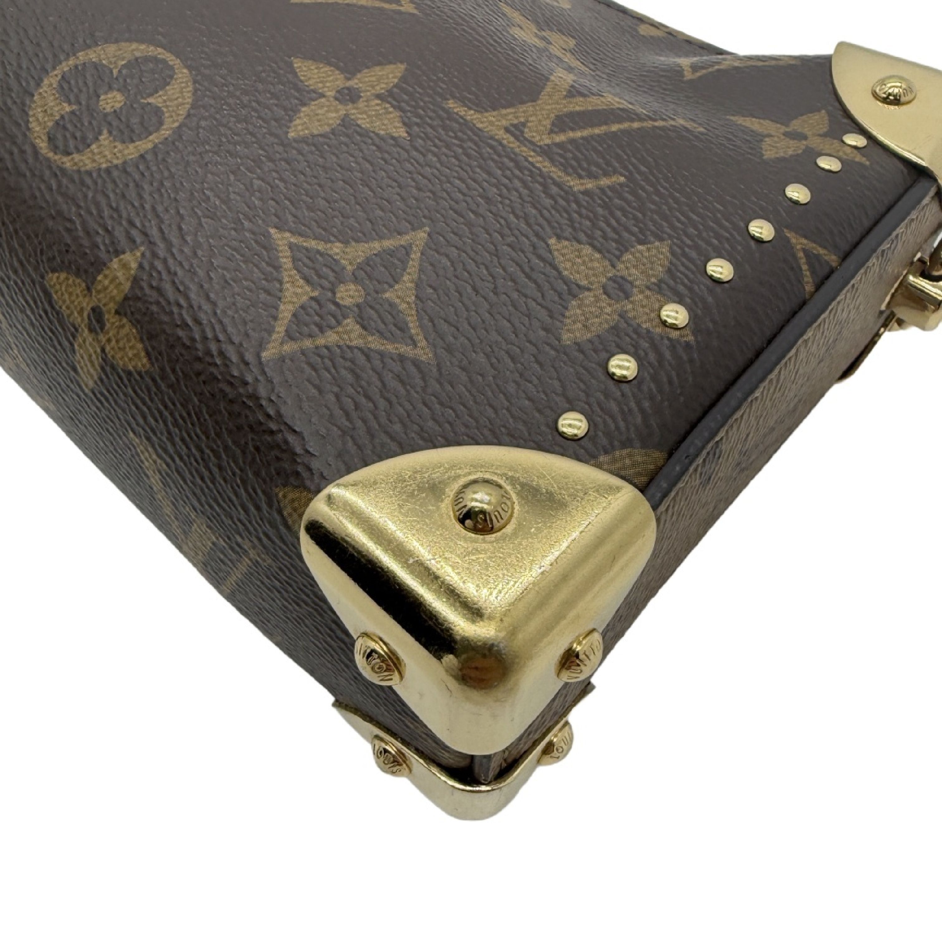 Monogram Picoside Trunk M83018 Mini Trunk with Chain Shoulder Bag — view 7