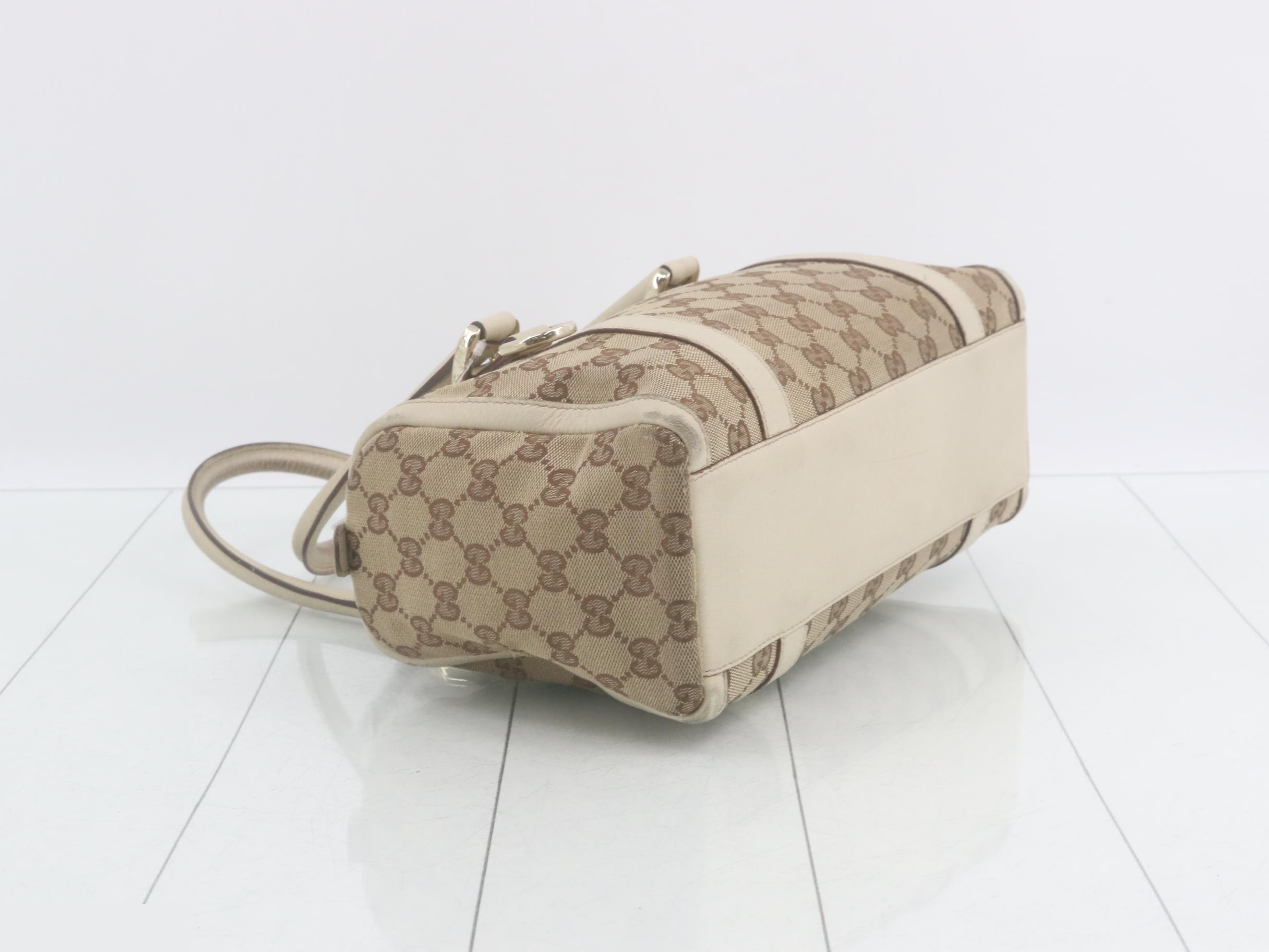 GG Canvas Abby Handbag Mini Boston Bag 130942 — view 5