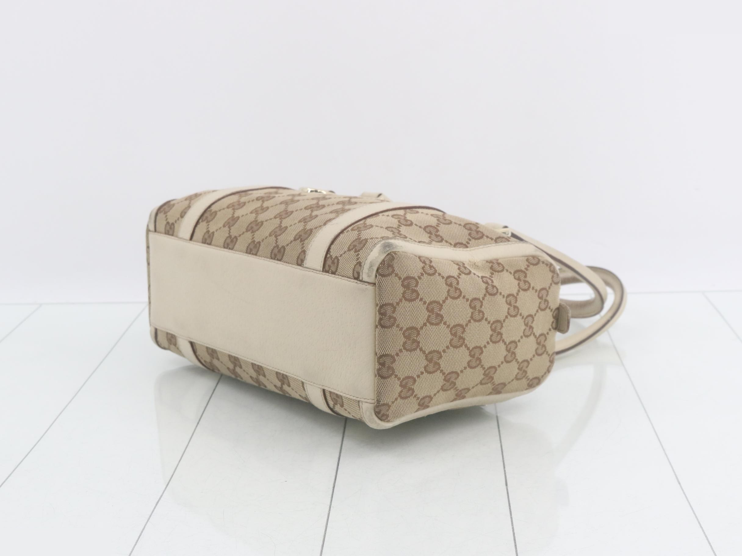 GG Canvas Abby Handbag Mini Boston Bag 130942 — view 6