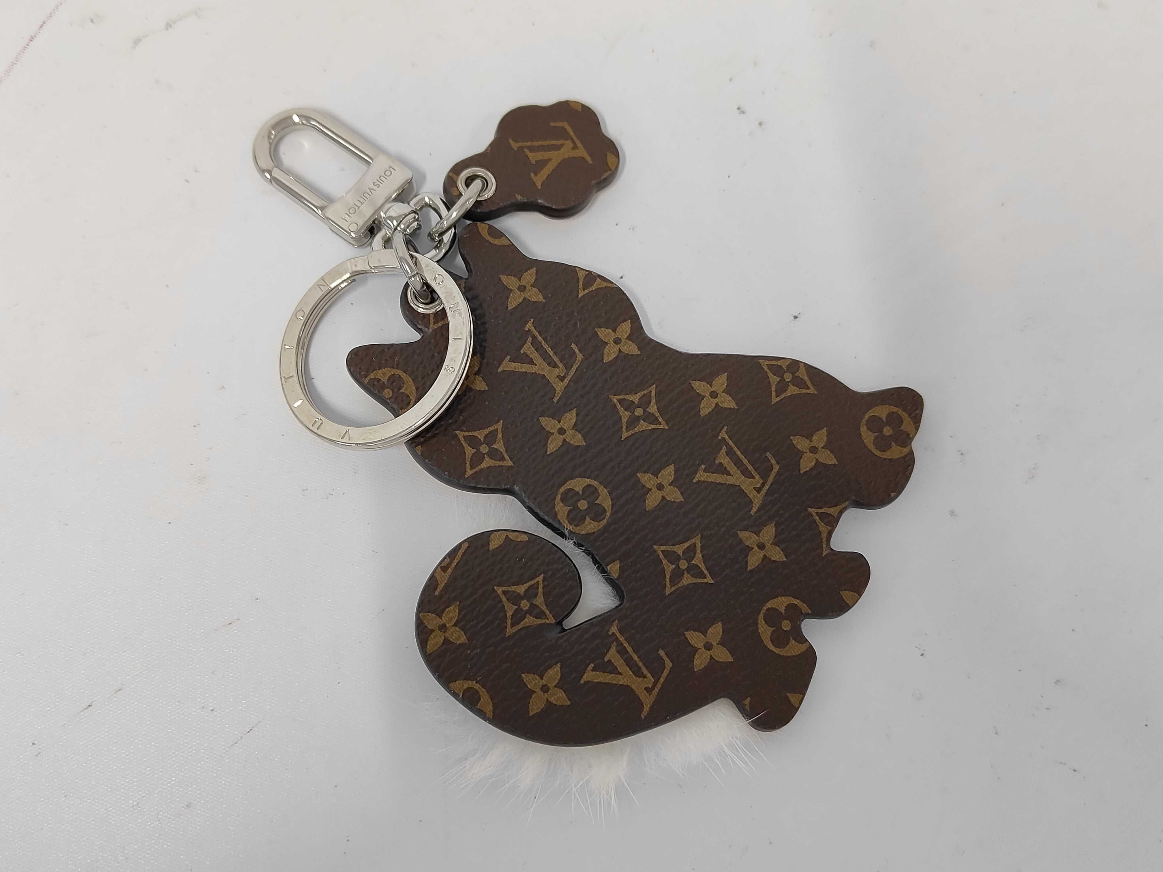 Monogram M01199 Dog Keychain Shiba Inu Keyring Shiba Yellow Key Case/Keychain — view 2