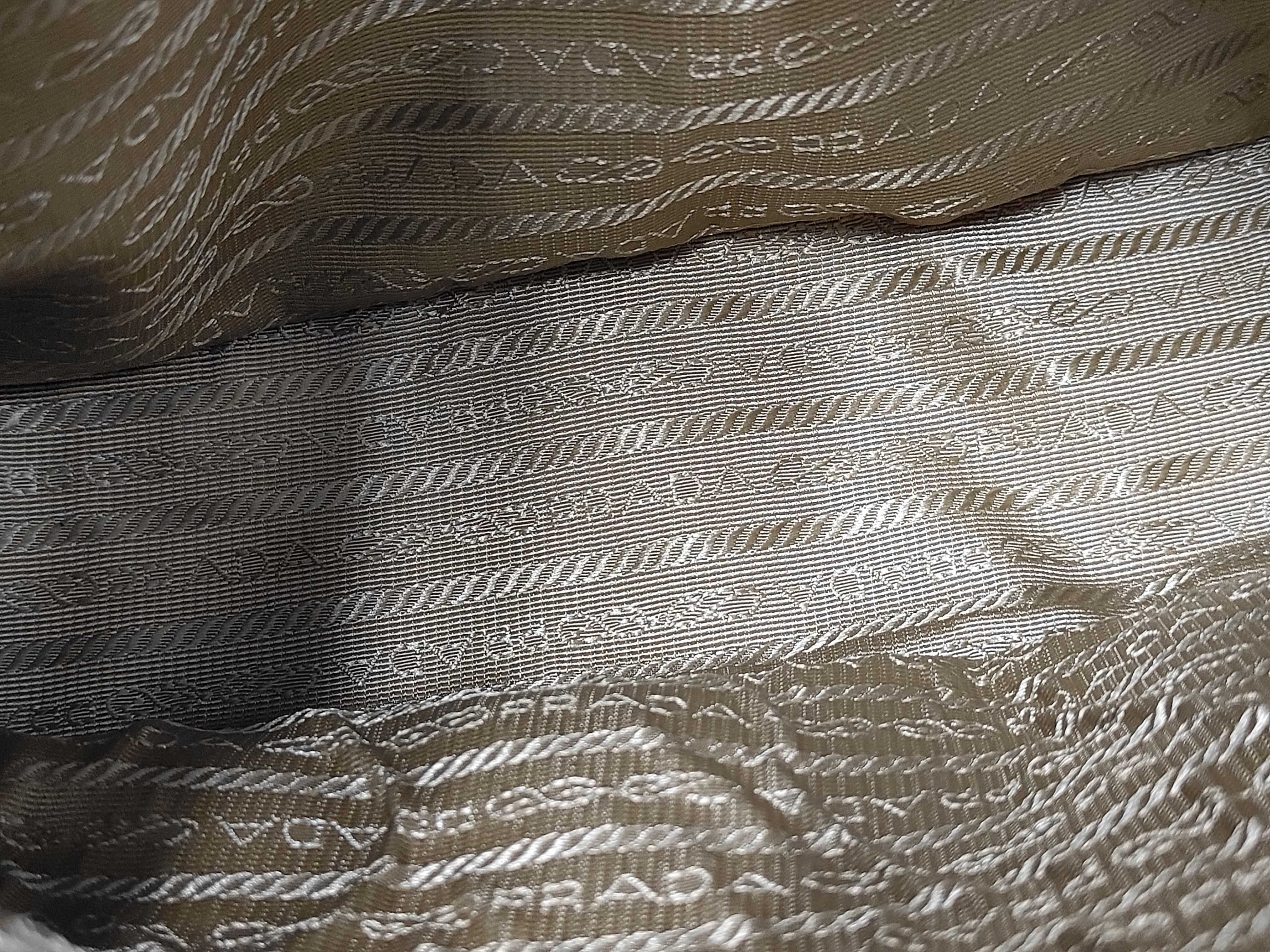 Saffiano Beige Perforated Leather Bag — view 10