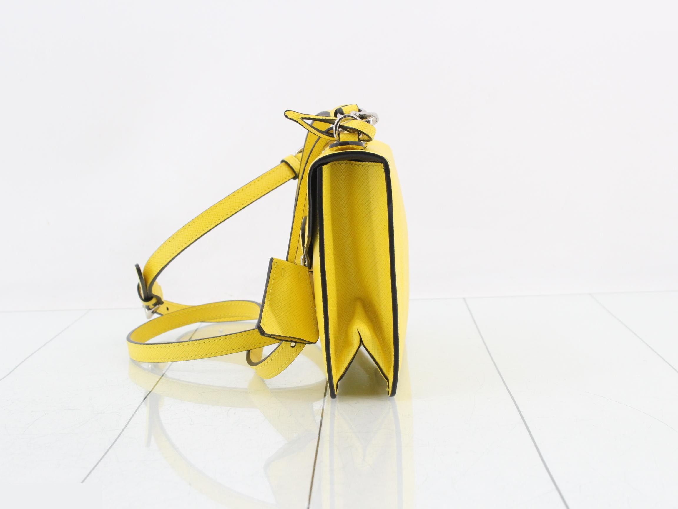 BT0960 Saffiano Padlock Shoulder Bag — view 3