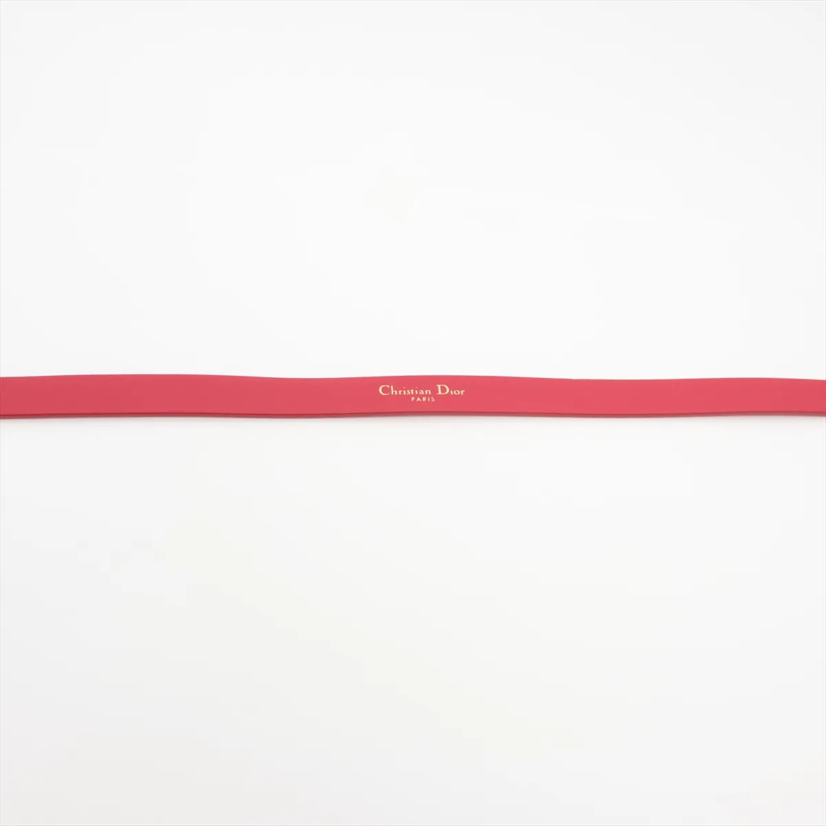 30 Montaigne belt, size 75, leather, red, — view 4