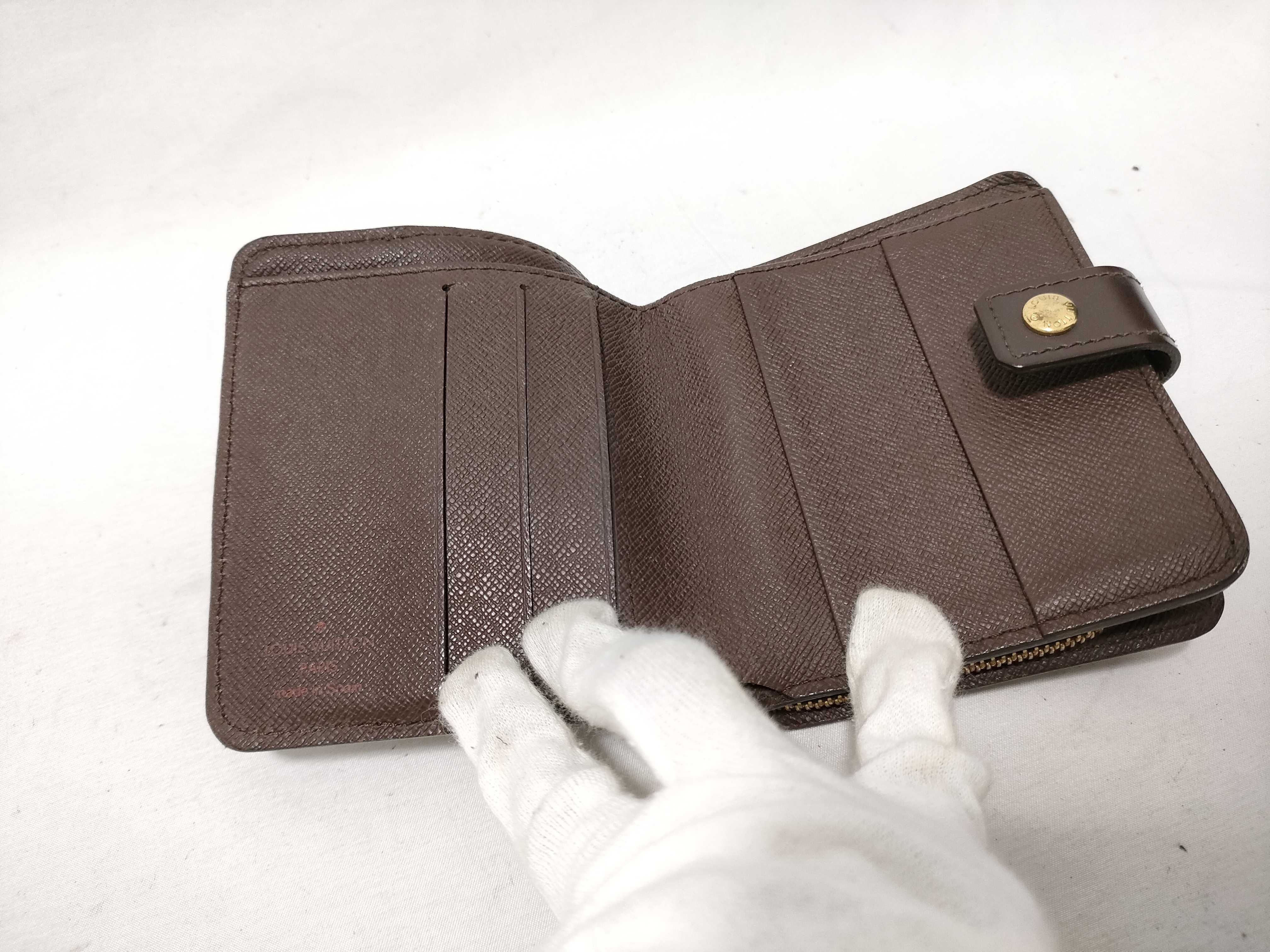 Damier N61668 Compact Zip Wallet (with slight warping) — view 12