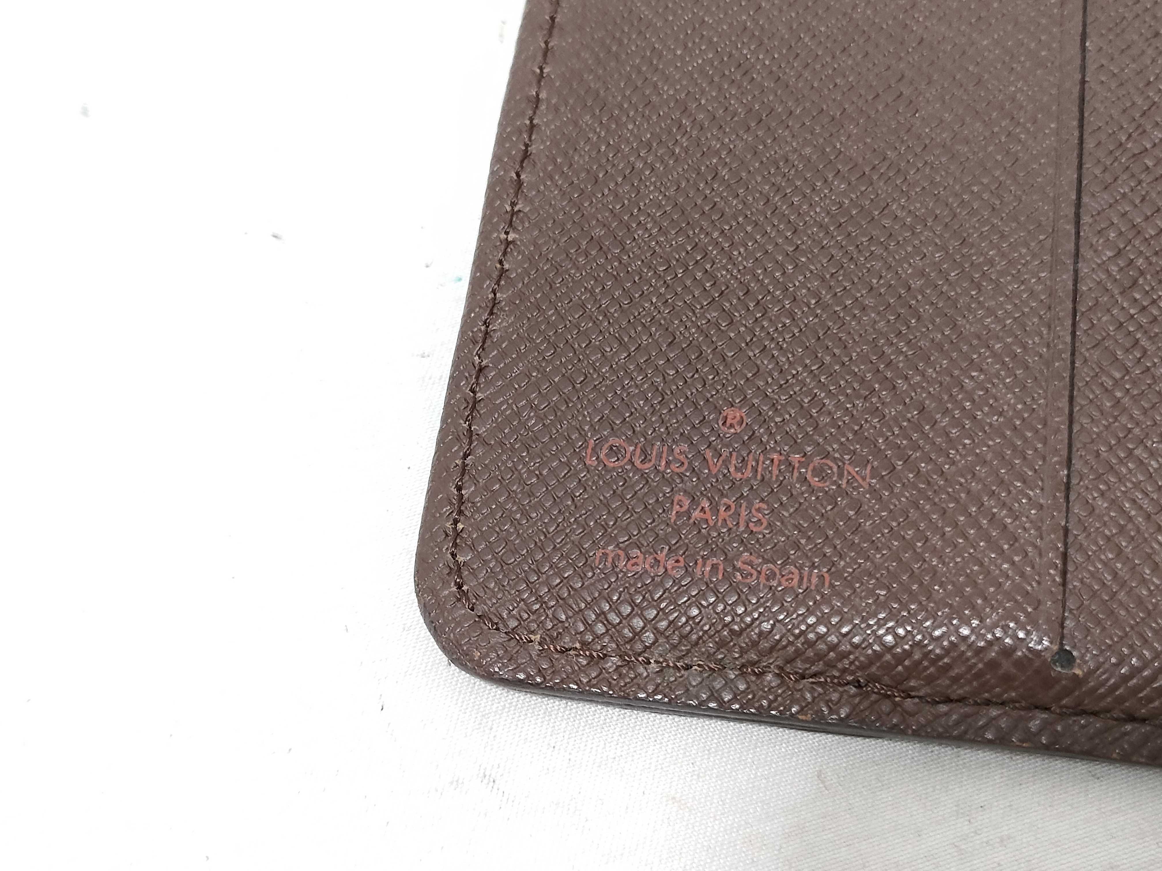 Damier N61668 Compact Zip Wallet (with slight warping) — view 14