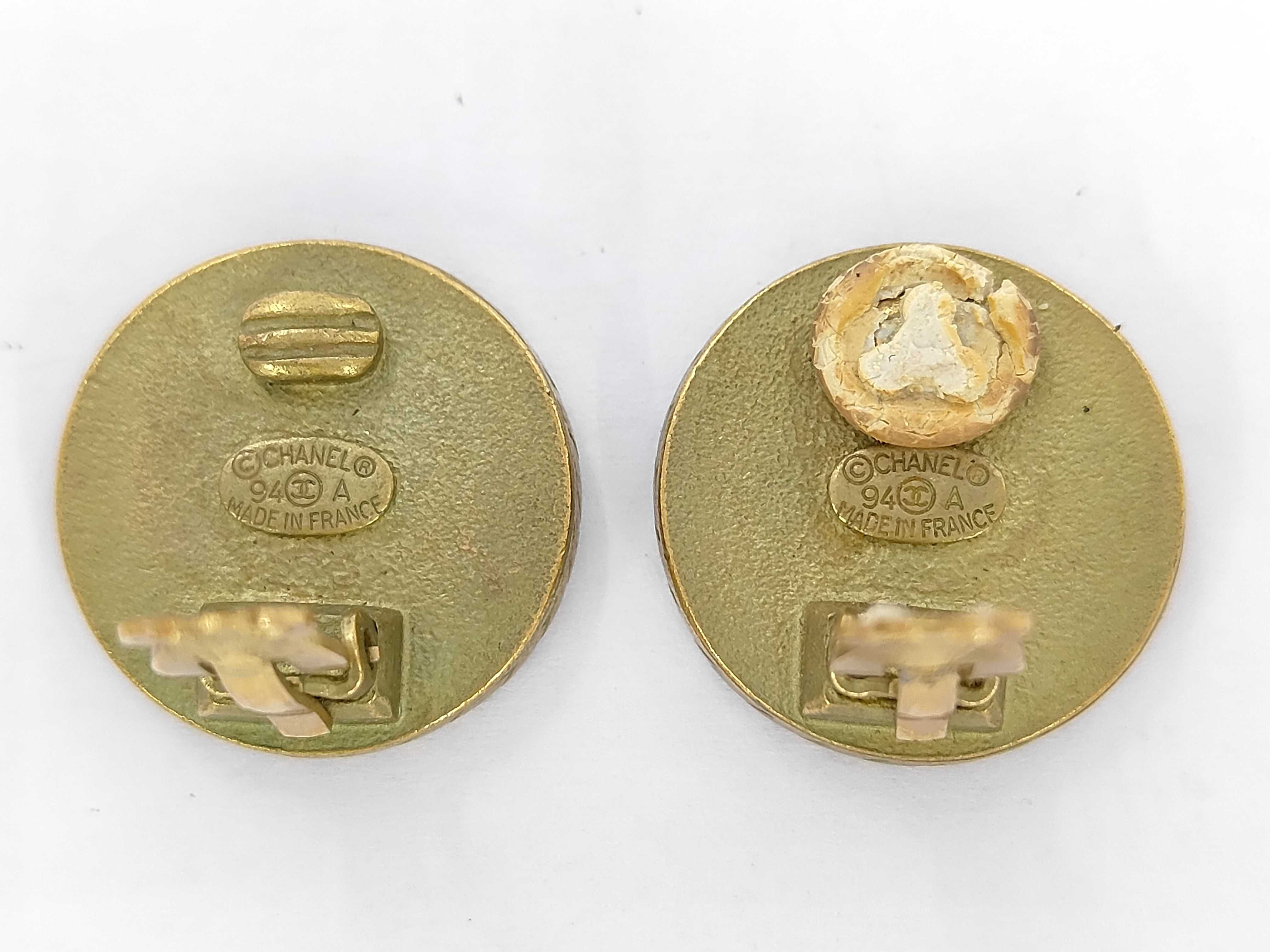 Coco Black x Gold (YG) Earrings — view 2