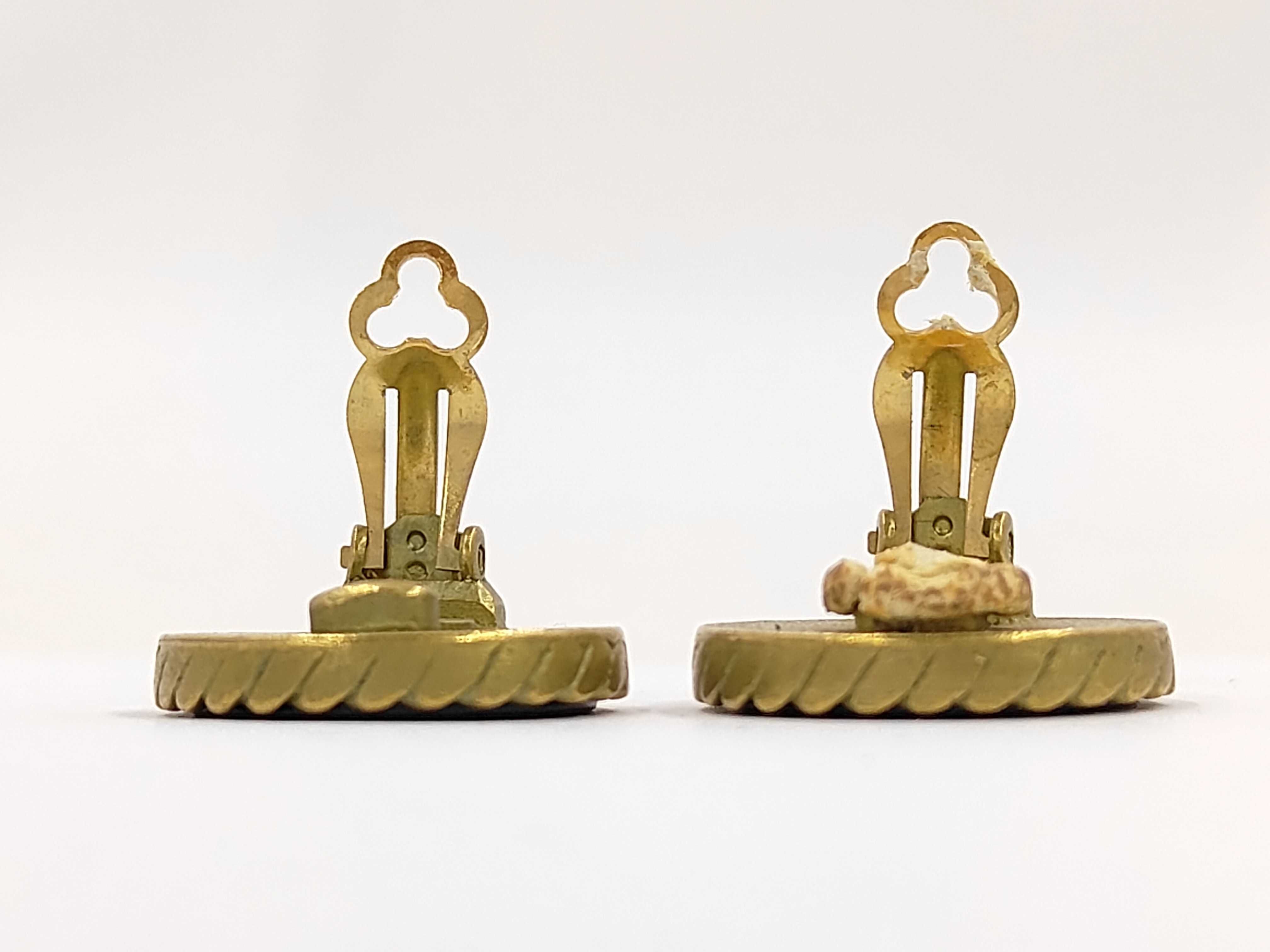 Coco Black x Gold (YG) Earrings — view 4