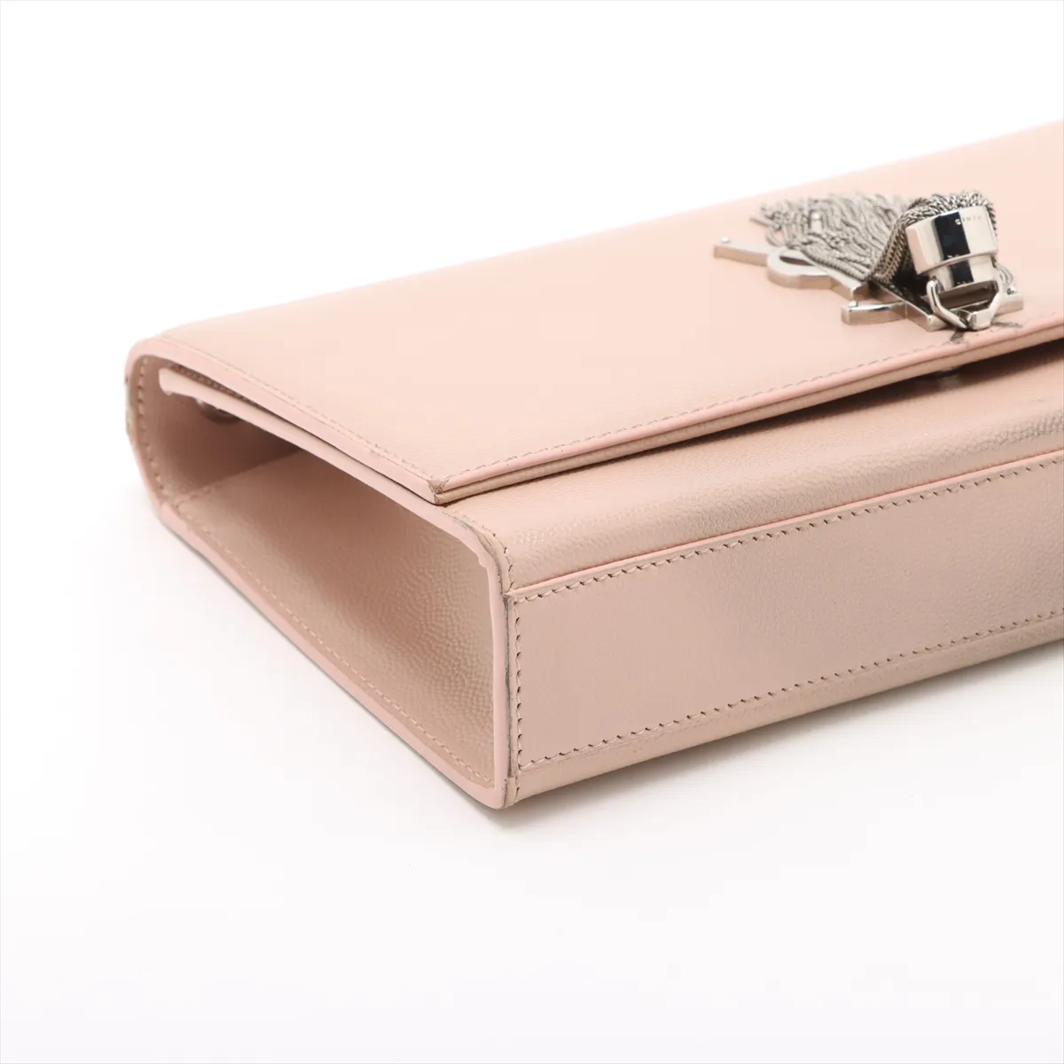 Classic Kate Leather Chain Shoulder Bag Pink 364021 — view 4