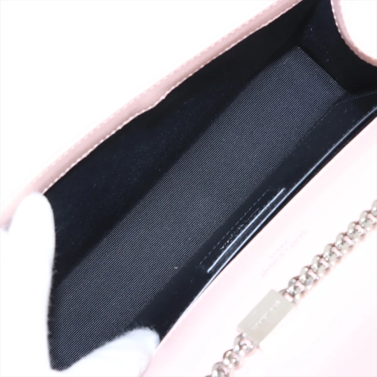 Classic Kate Leather Chain Shoulder Bag Pink 364021 — view 6