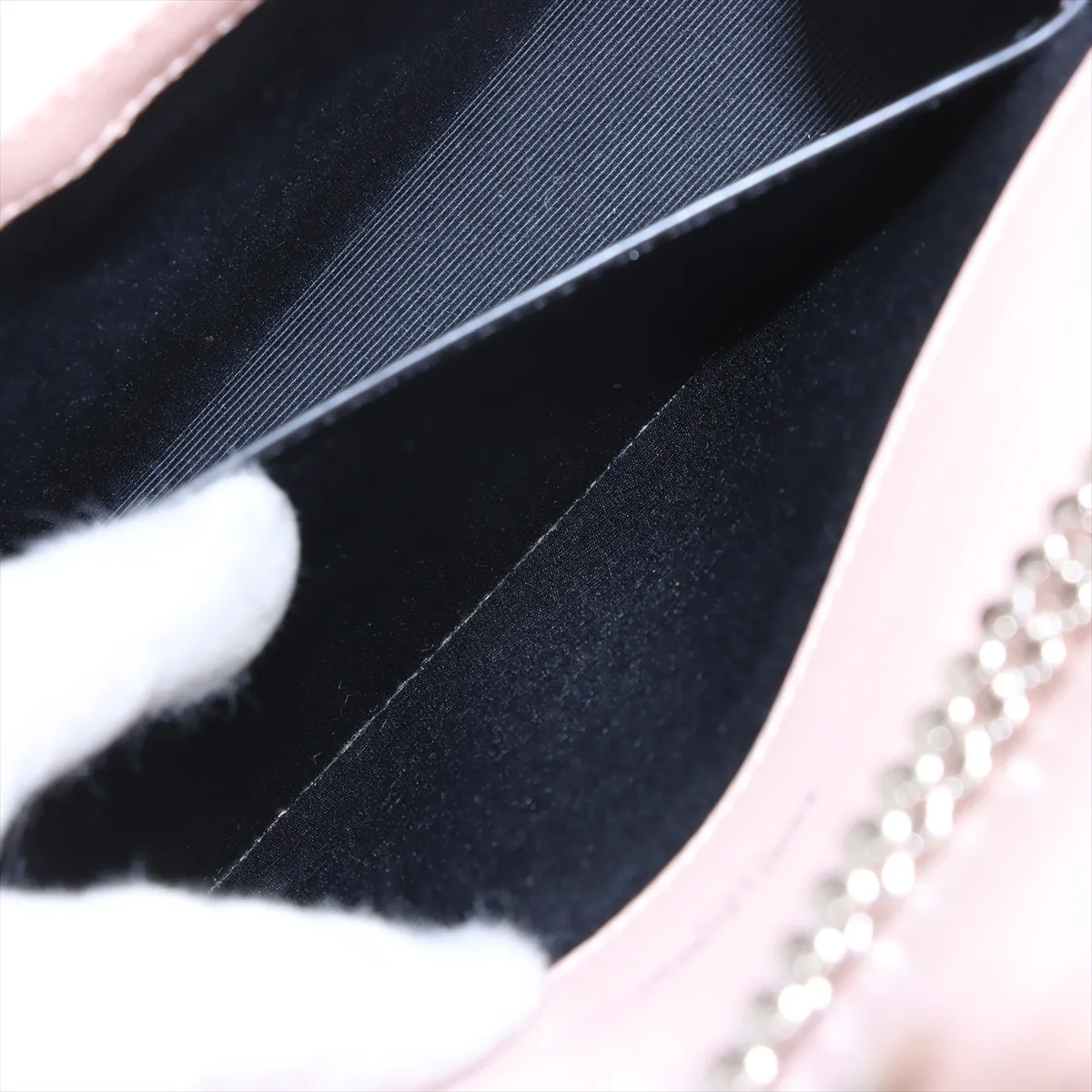 Classic Kate Leather Chain Shoulder Bag Pink 364021 — view 7