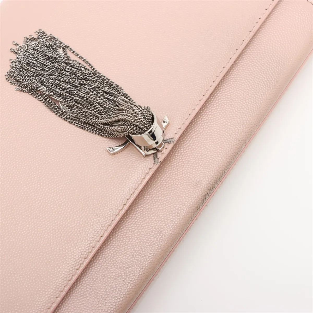 Classic Kate Leather Chain Shoulder Bag Pink 364021 — view 10