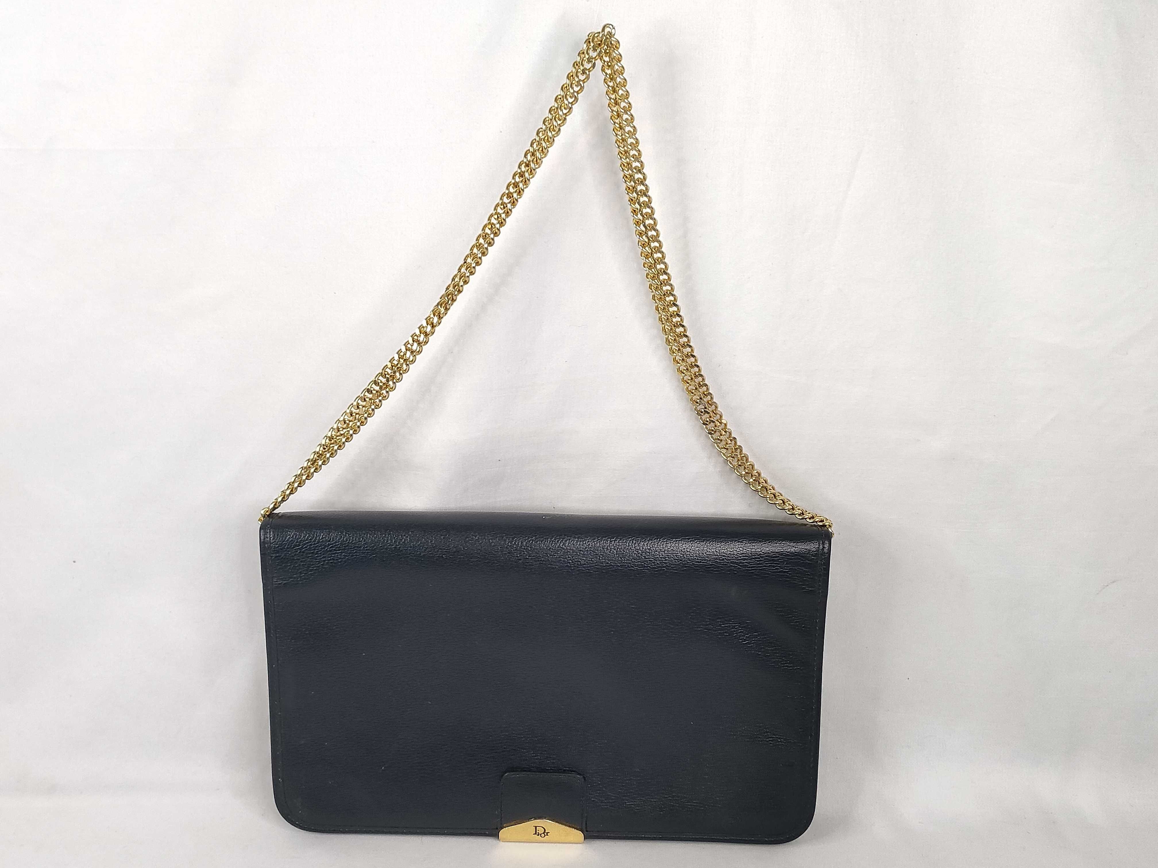 Chain Shoulder Bag Leather