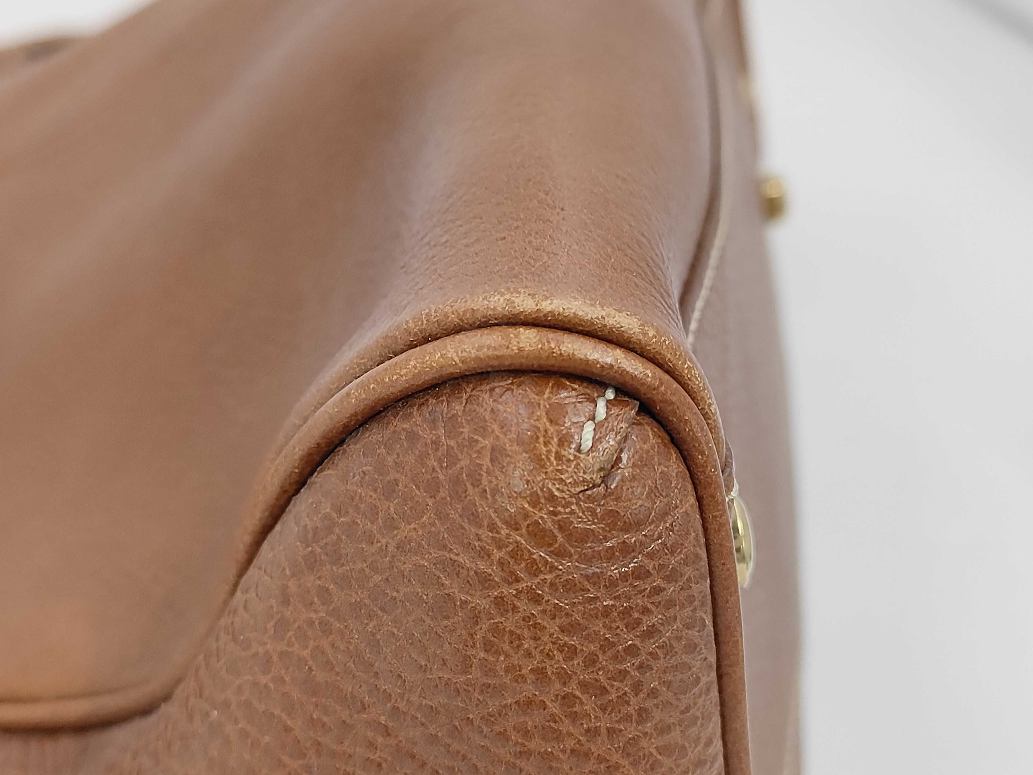 Marcello Leather Handbag (Brown) — view 4