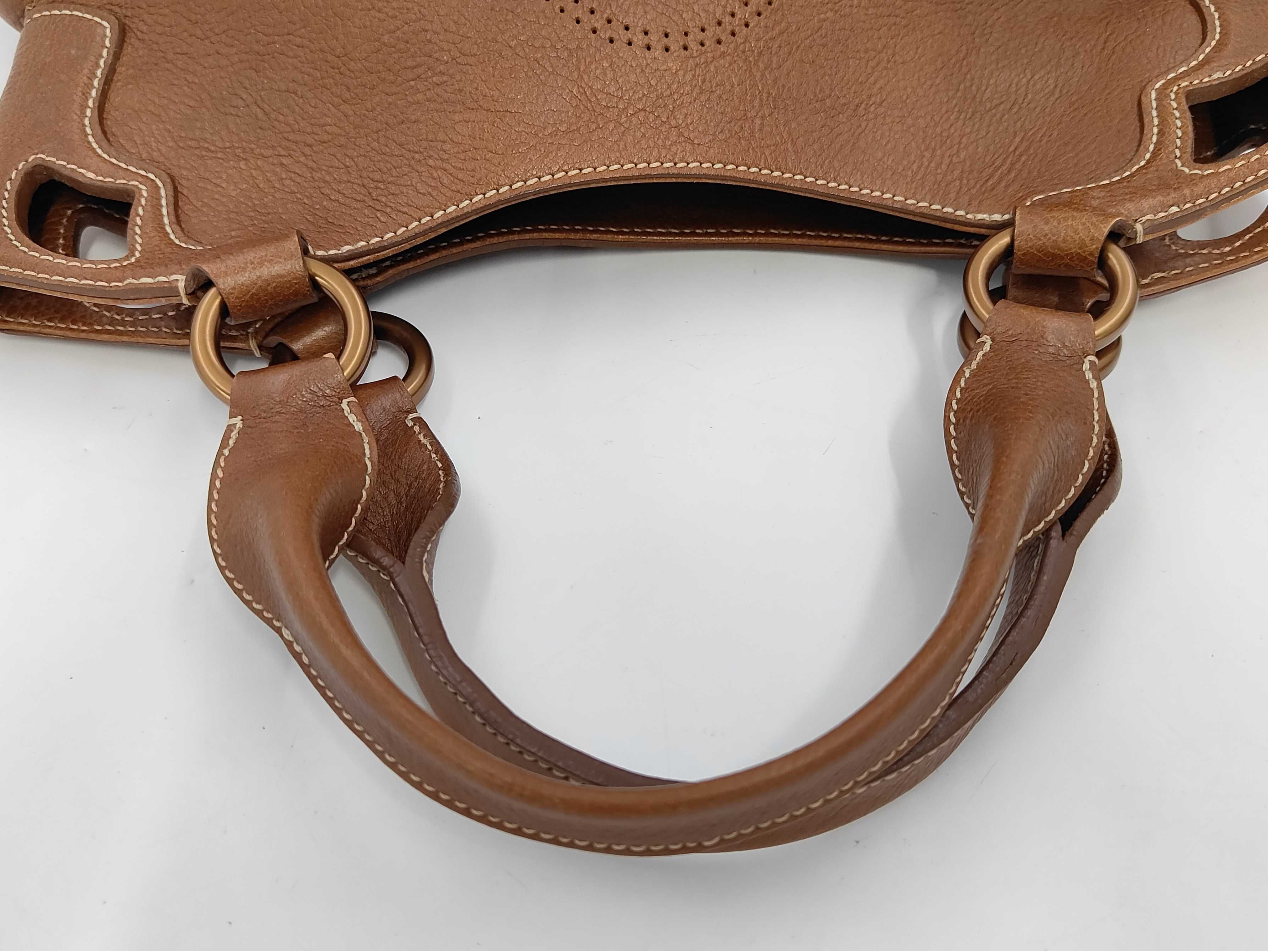 Marcello Leather Handbag (Brown) — view 5
