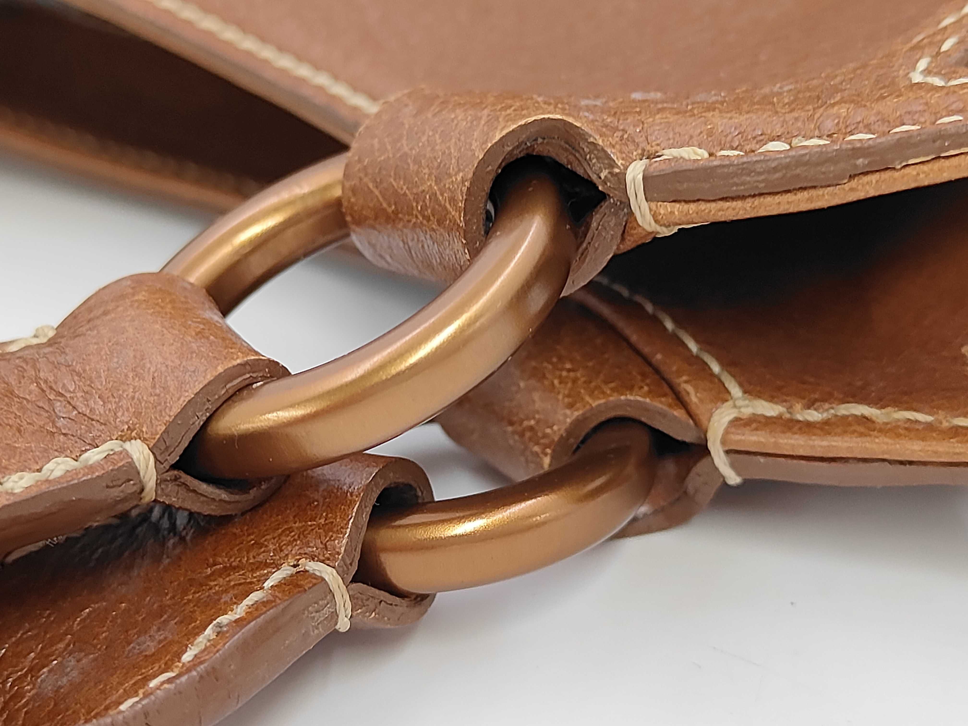 Marcello Leather Handbag (Brown) — view 7