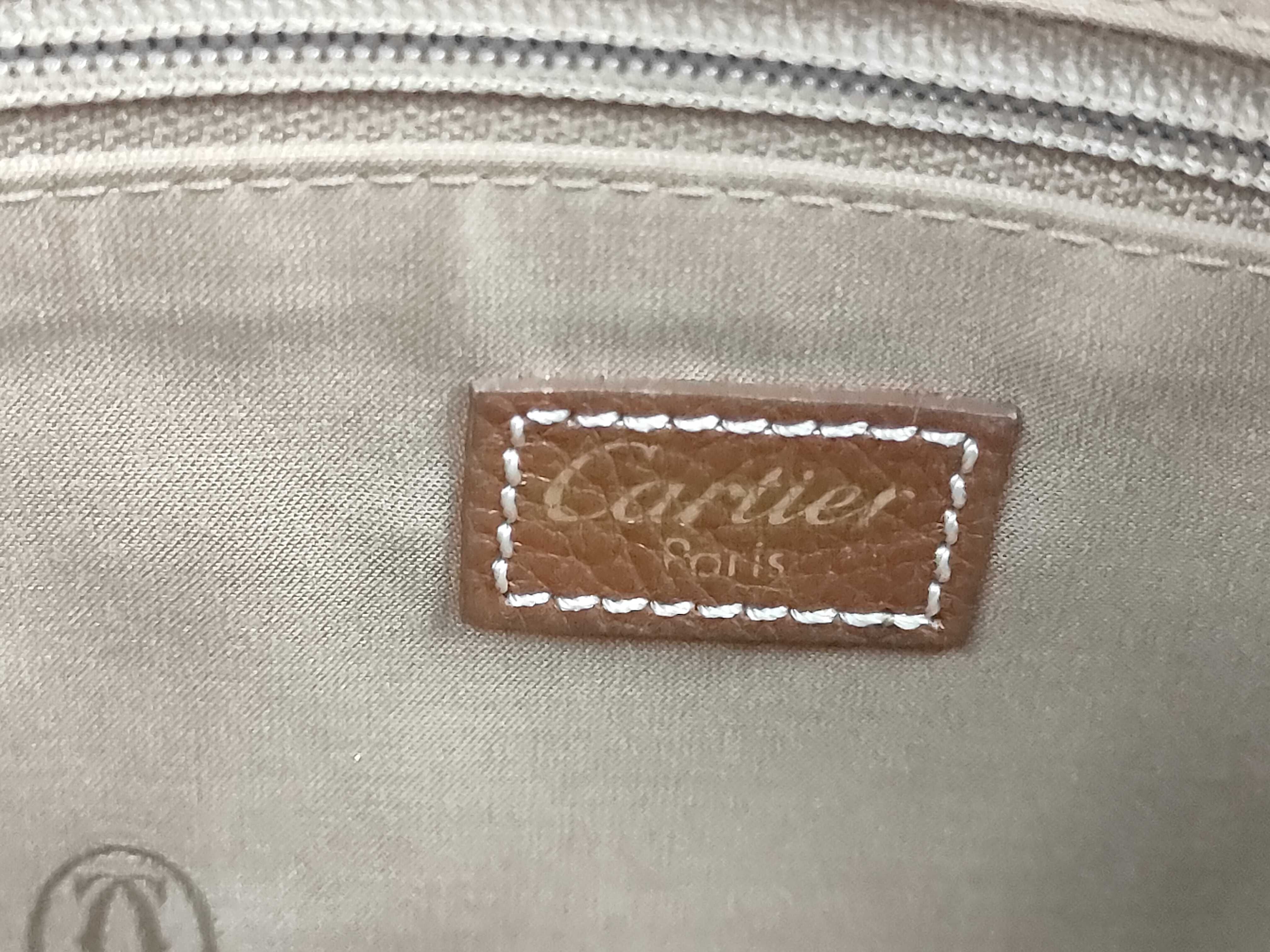 Marcello Leather Handbag (Brown) — view 9