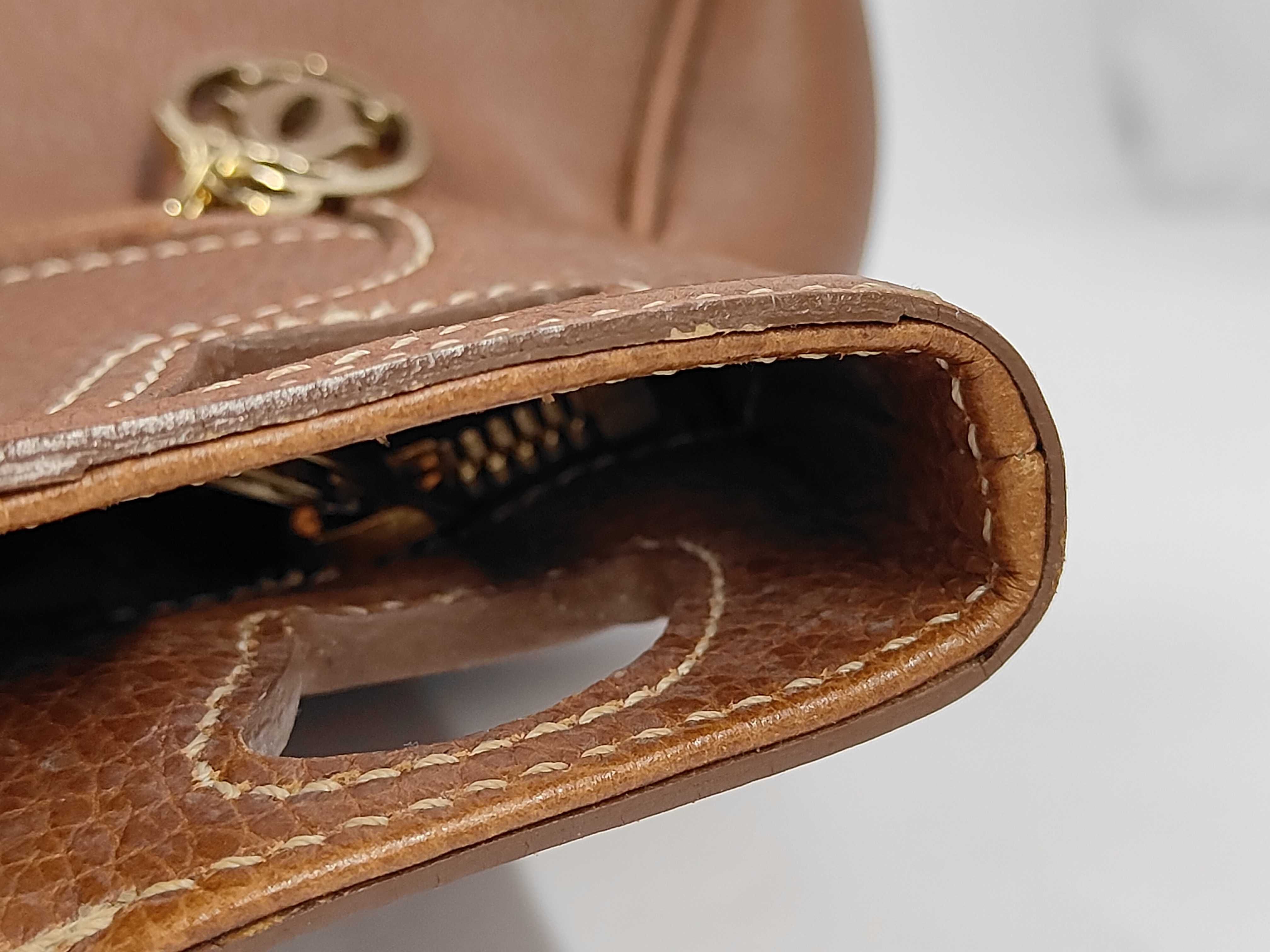 Marcello Leather Handbag (Brown) — view 10