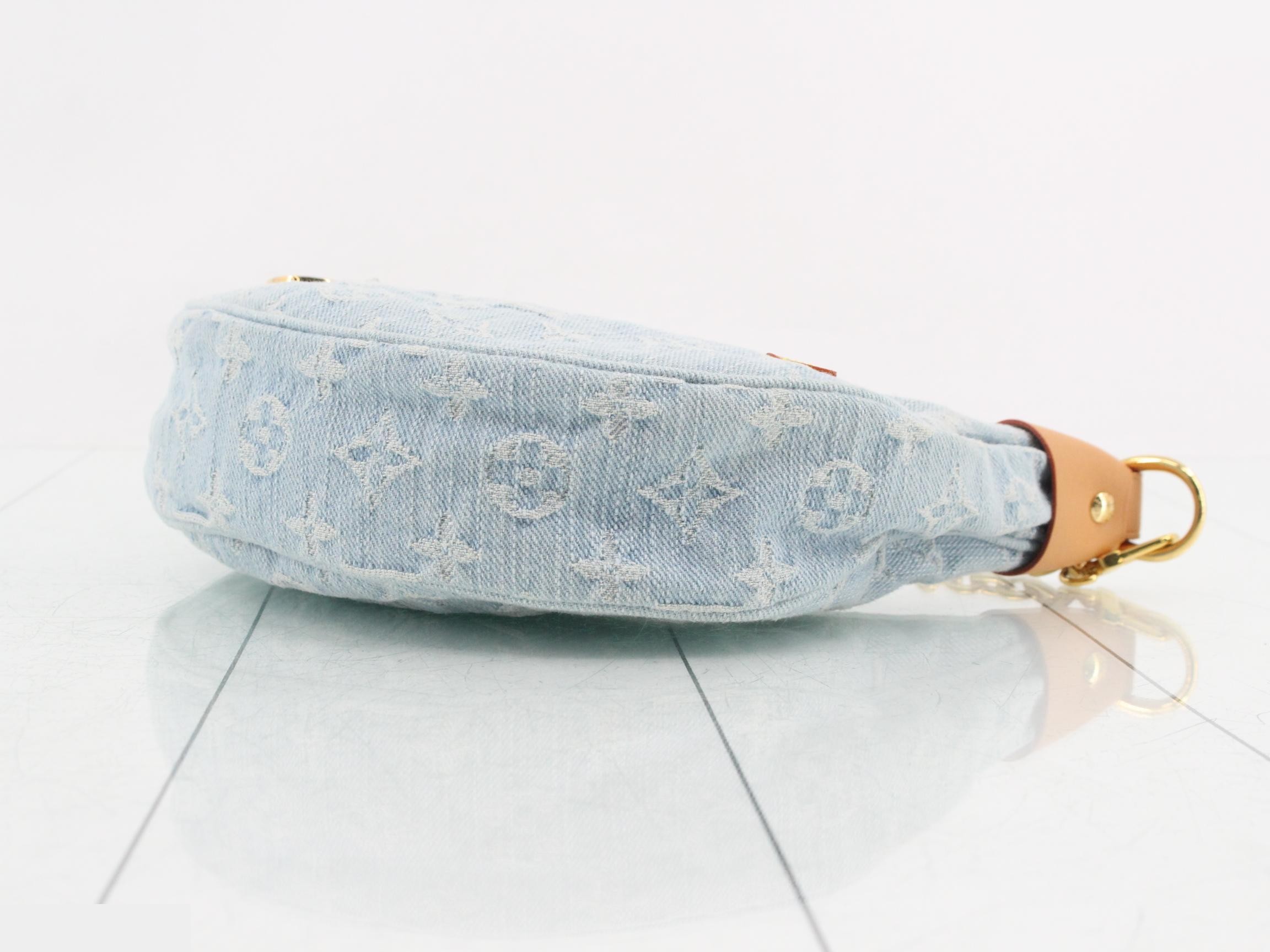 Monogram Denim Loop 2-Way Shoulder Bag — view 6