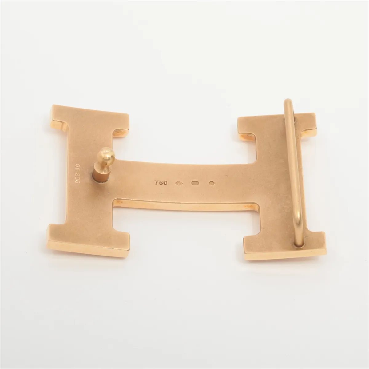 H-belt buckle, 750 (PG), 74.5g, 06-206. — view 2