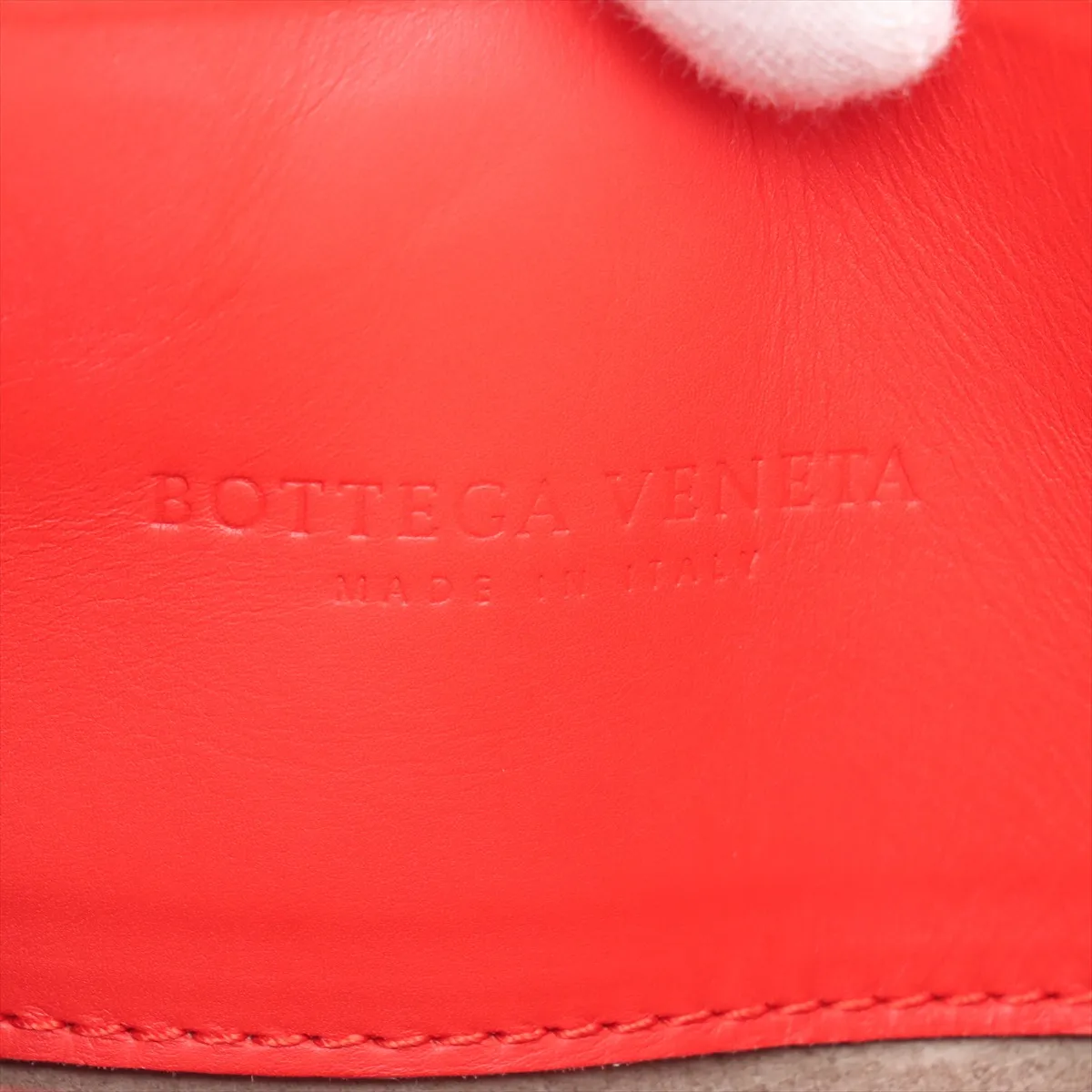 Intrecciato Roma Leather 2WAY Handbag Red — view 12