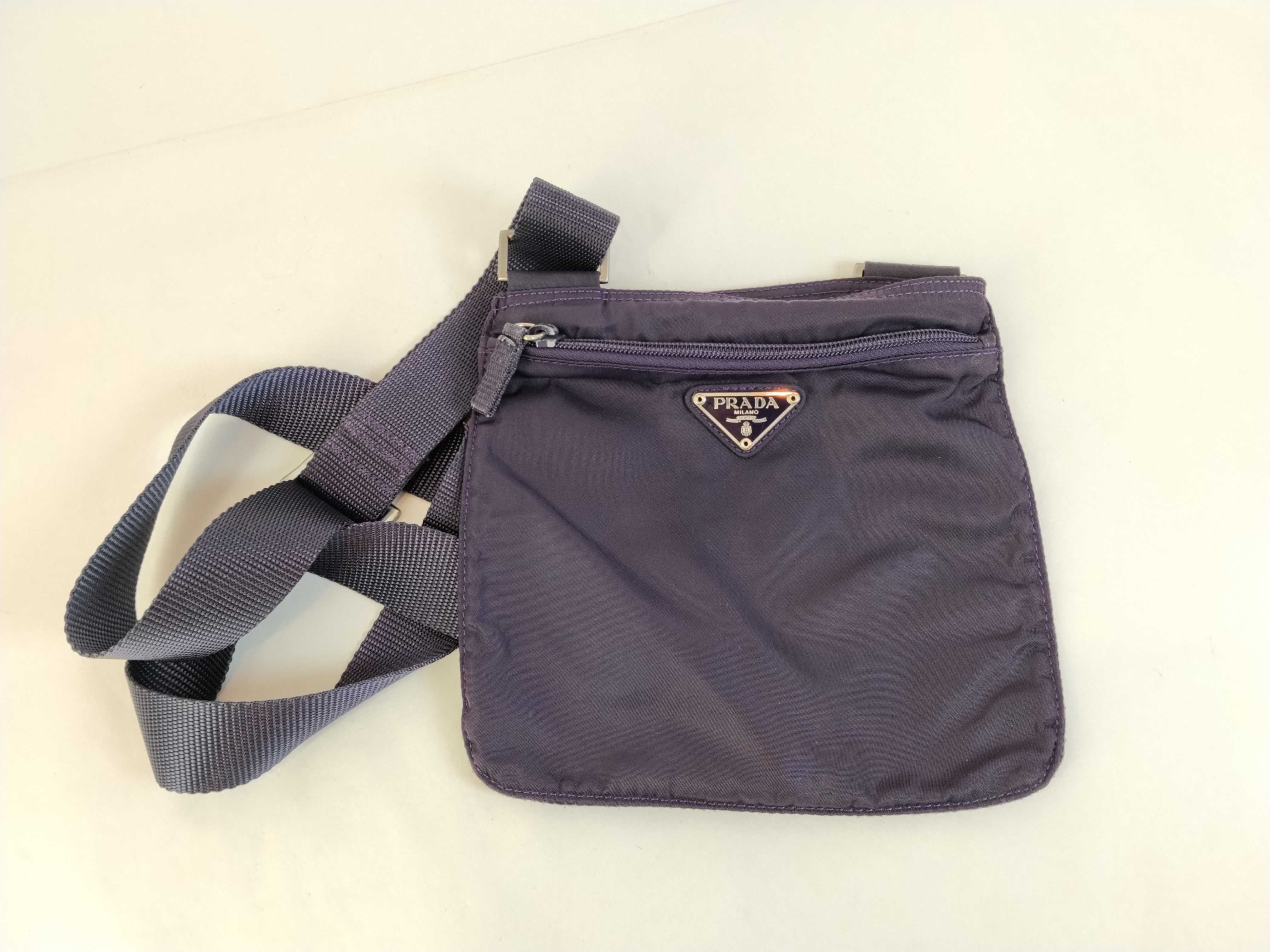 Nylon Prada Shoulder Bag, Nylon Purple Shoulder Bag