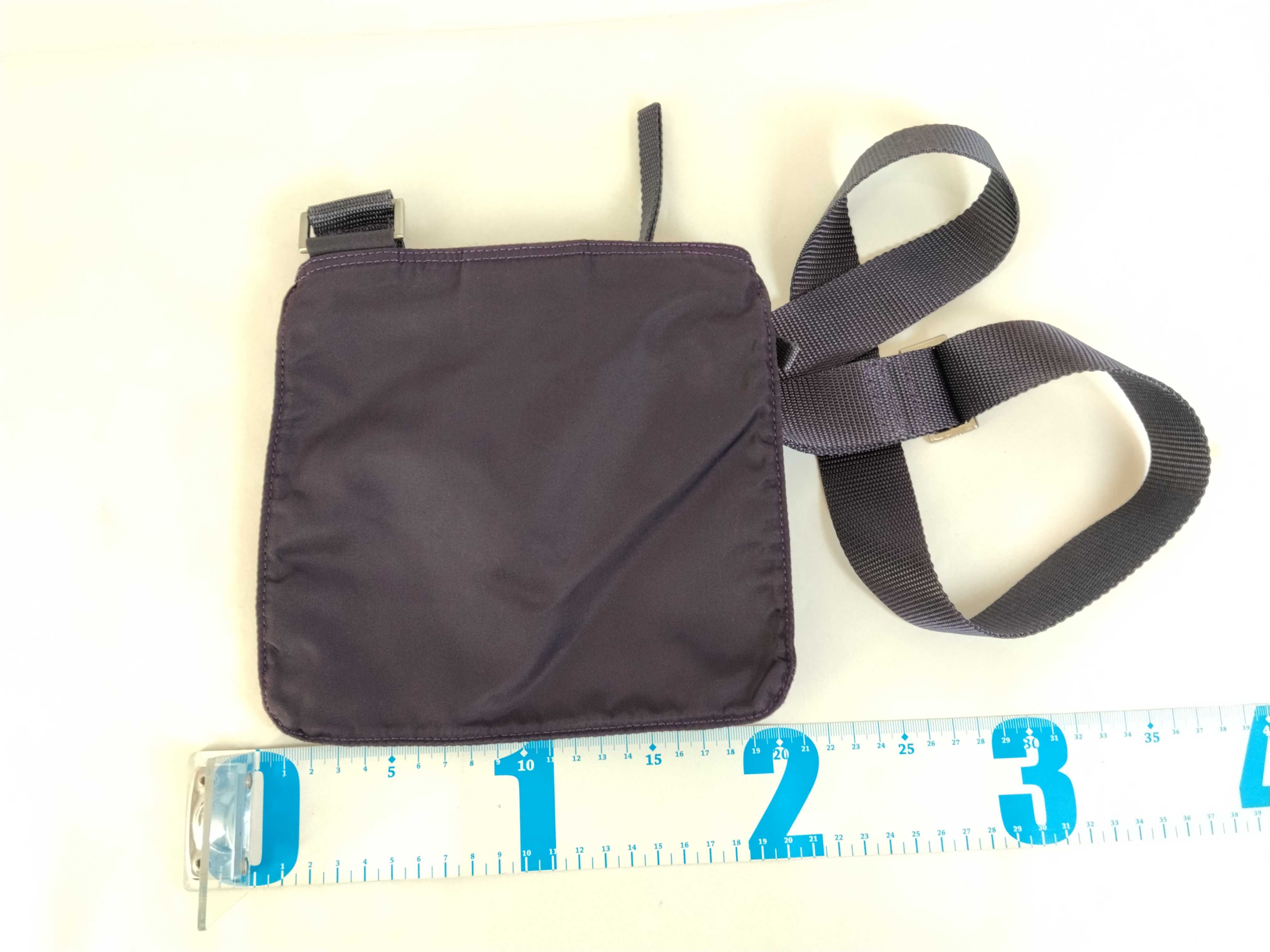 Nylon Prada Shoulder Bag, Nylon Purple Shoulder Bag — view 2