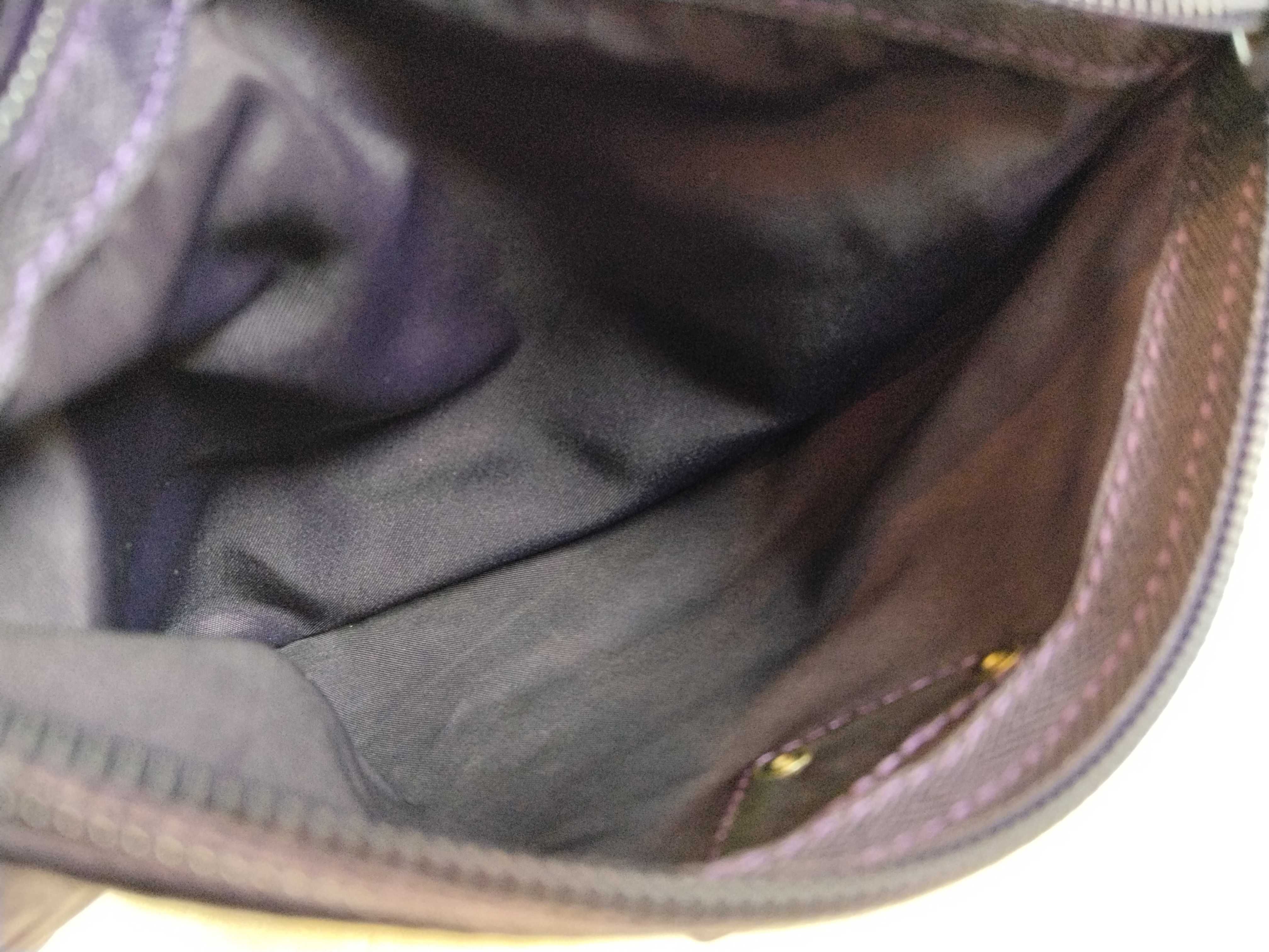 Nylon Prada Shoulder Bag, Nylon Purple Shoulder Bag — view 12