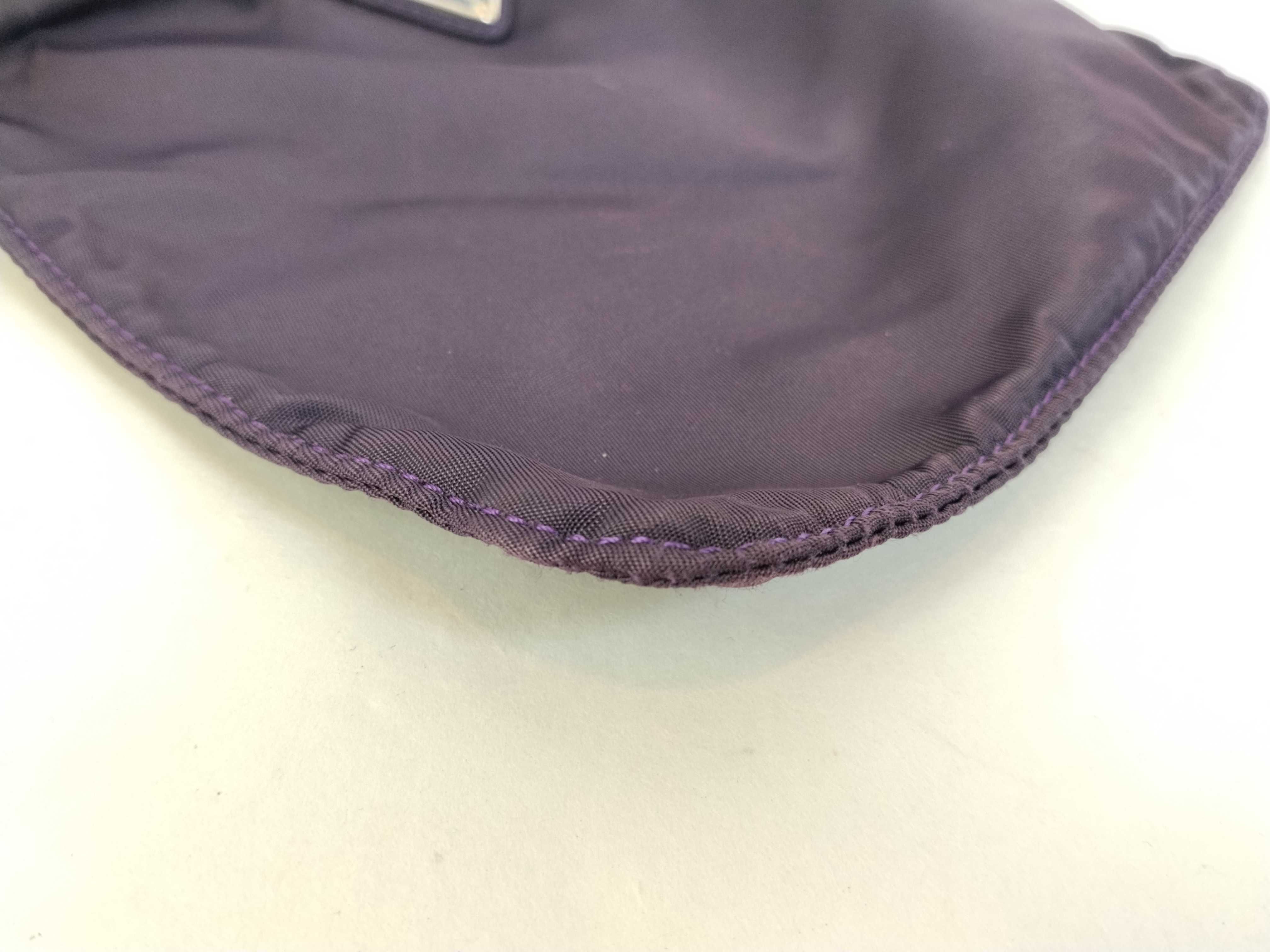 Nylon Prada Shoulder Bag, Nylon Purple Shoulder Bag — view 6
