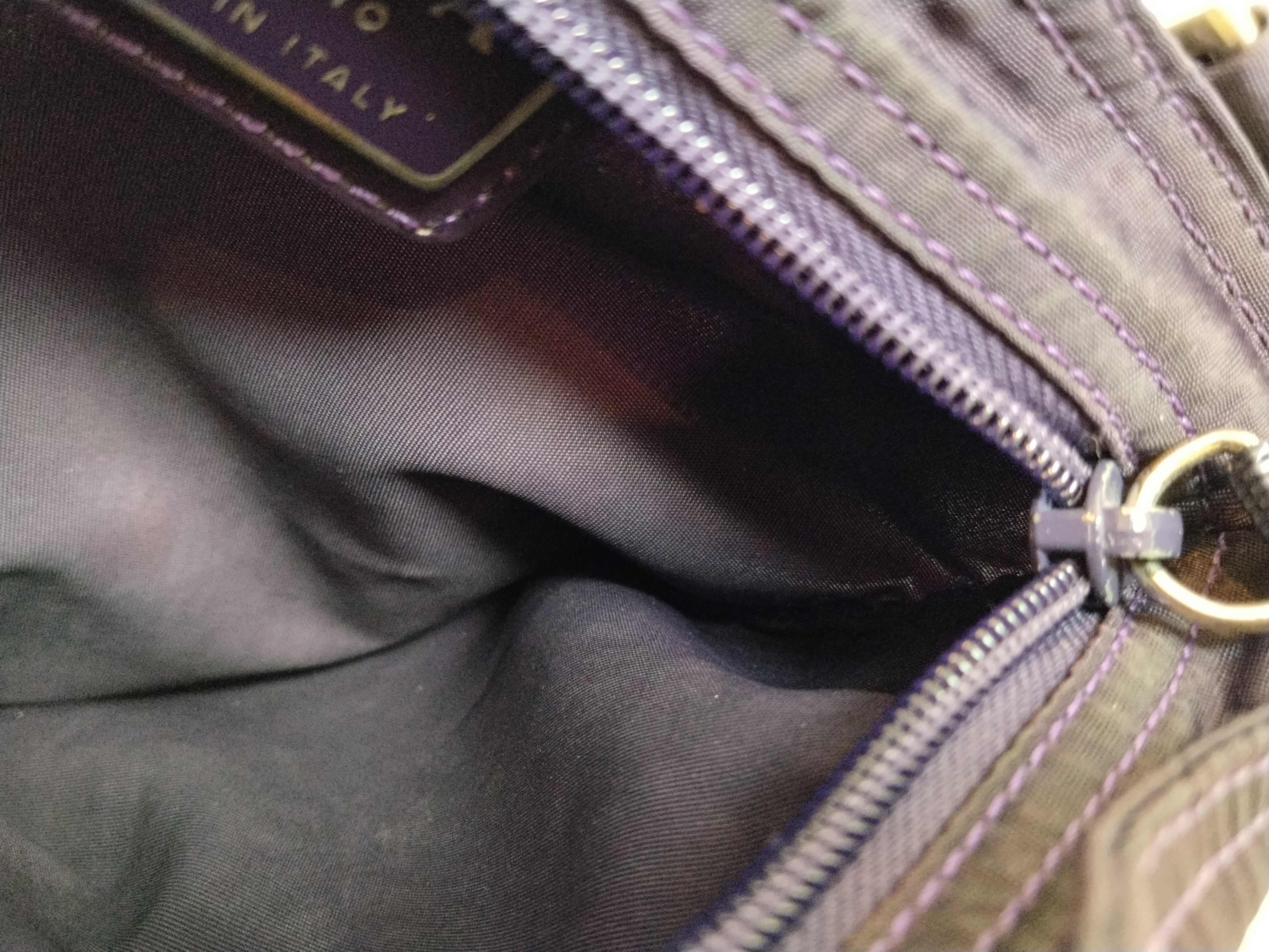 Nylon Prada Shoulder Bag, Nylon Purple Shoulder Bag — view 10