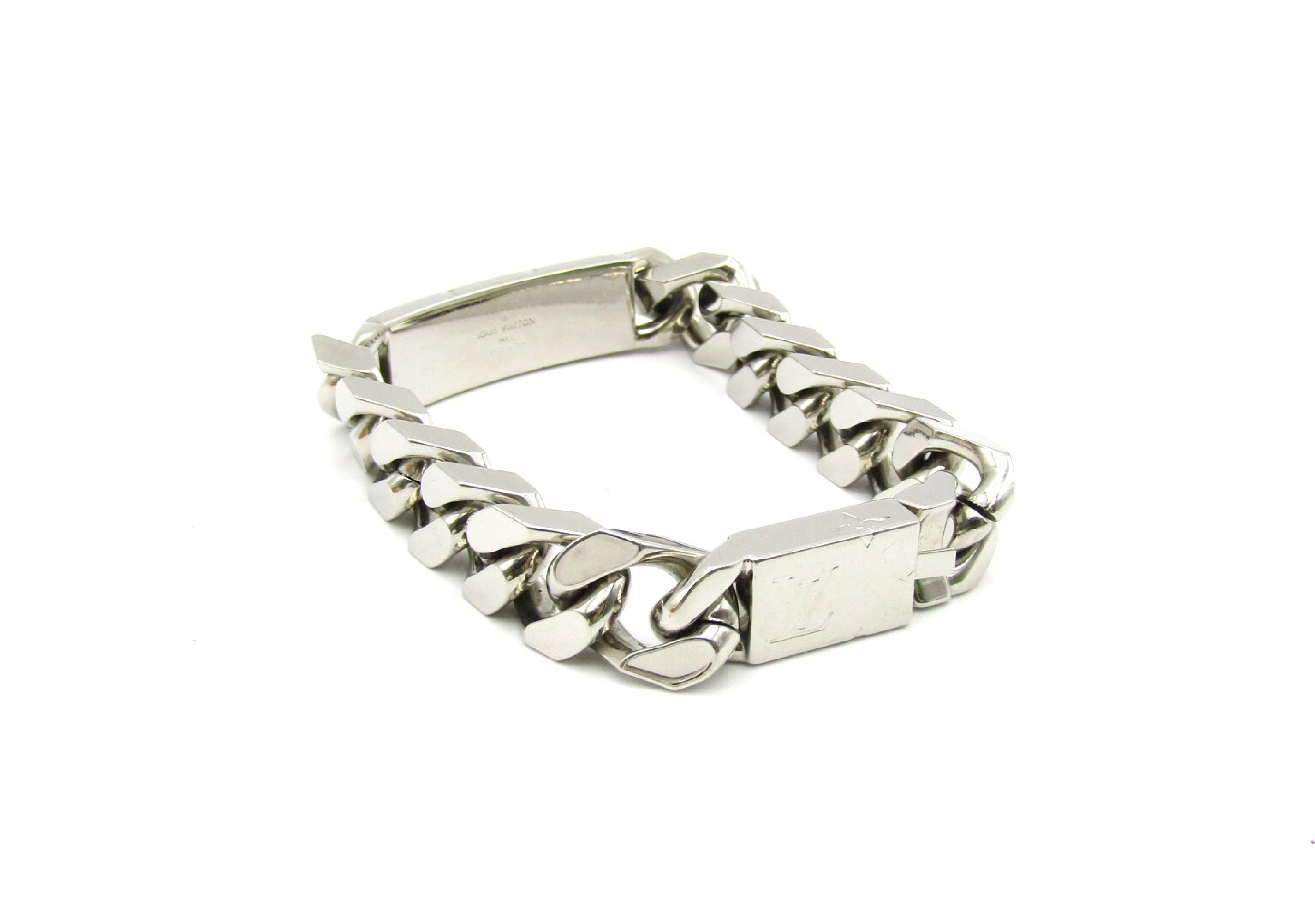 LV Bracelet LV Signature Chain Bracelet M62486 Metal Silver Bracelet/Bangle — view 2