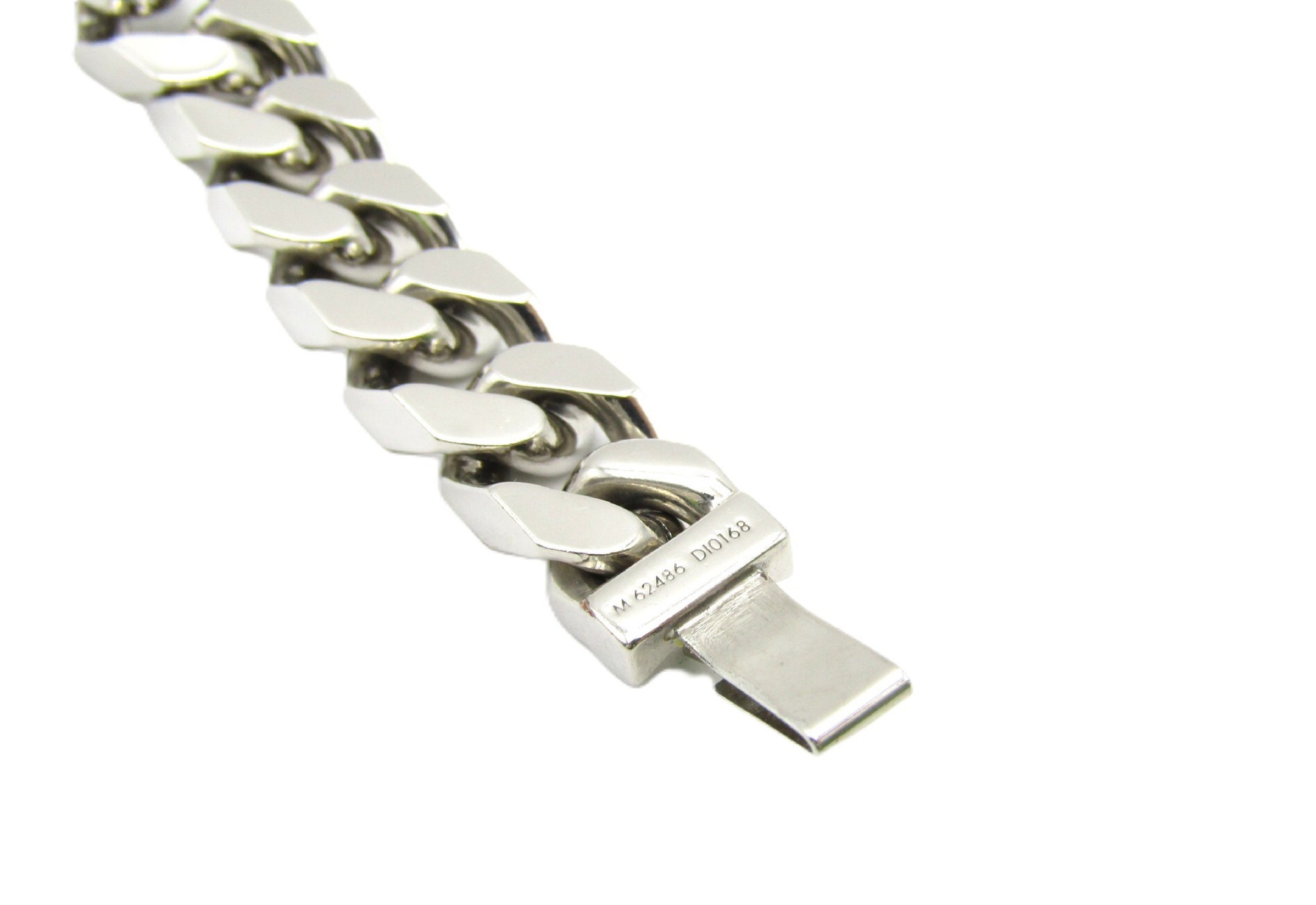 LV Bracelet LV Signature Chain Bracelet M62486 Metal Silver Bracelet/Bangle — view 4