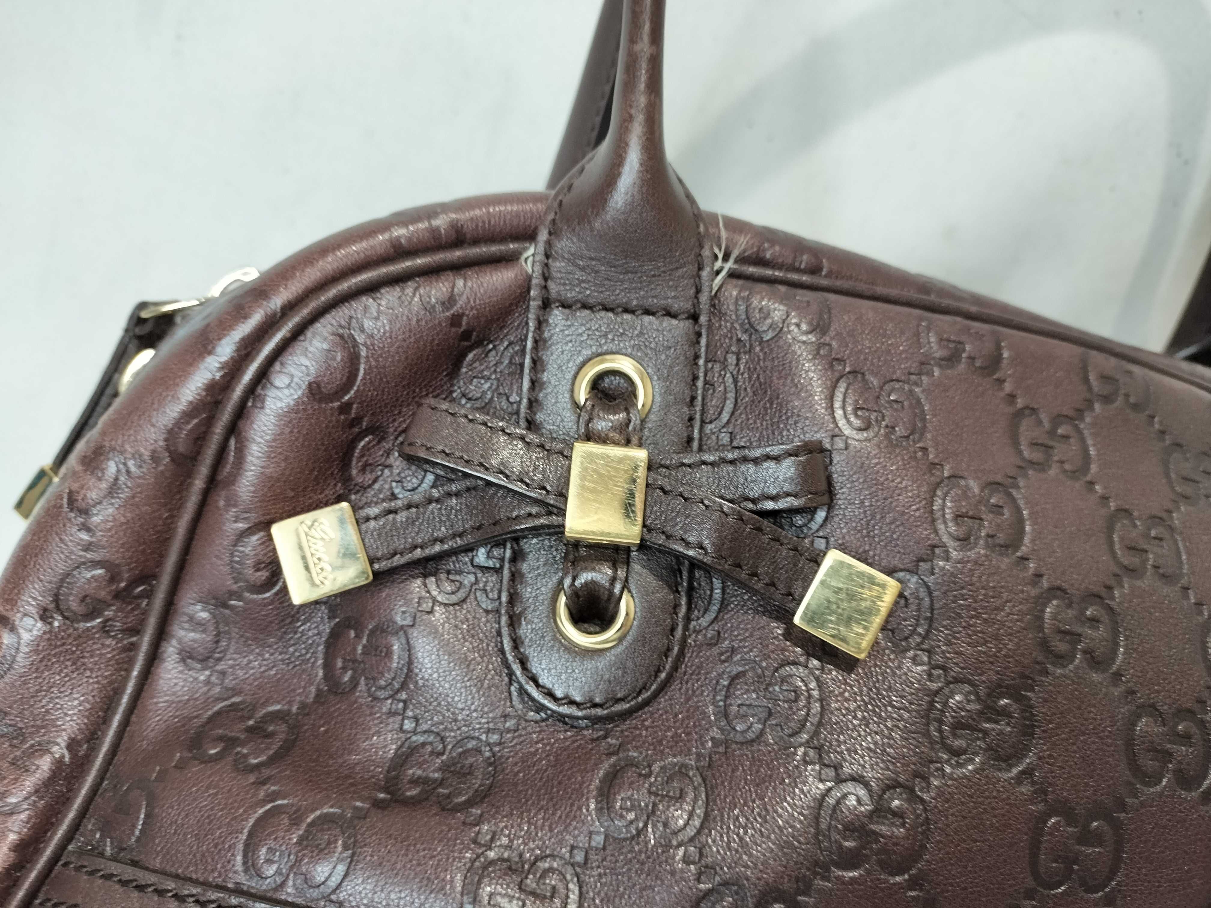 161720 Leather Mini Boston Bag (Boston Bag, Handbag) — view 2