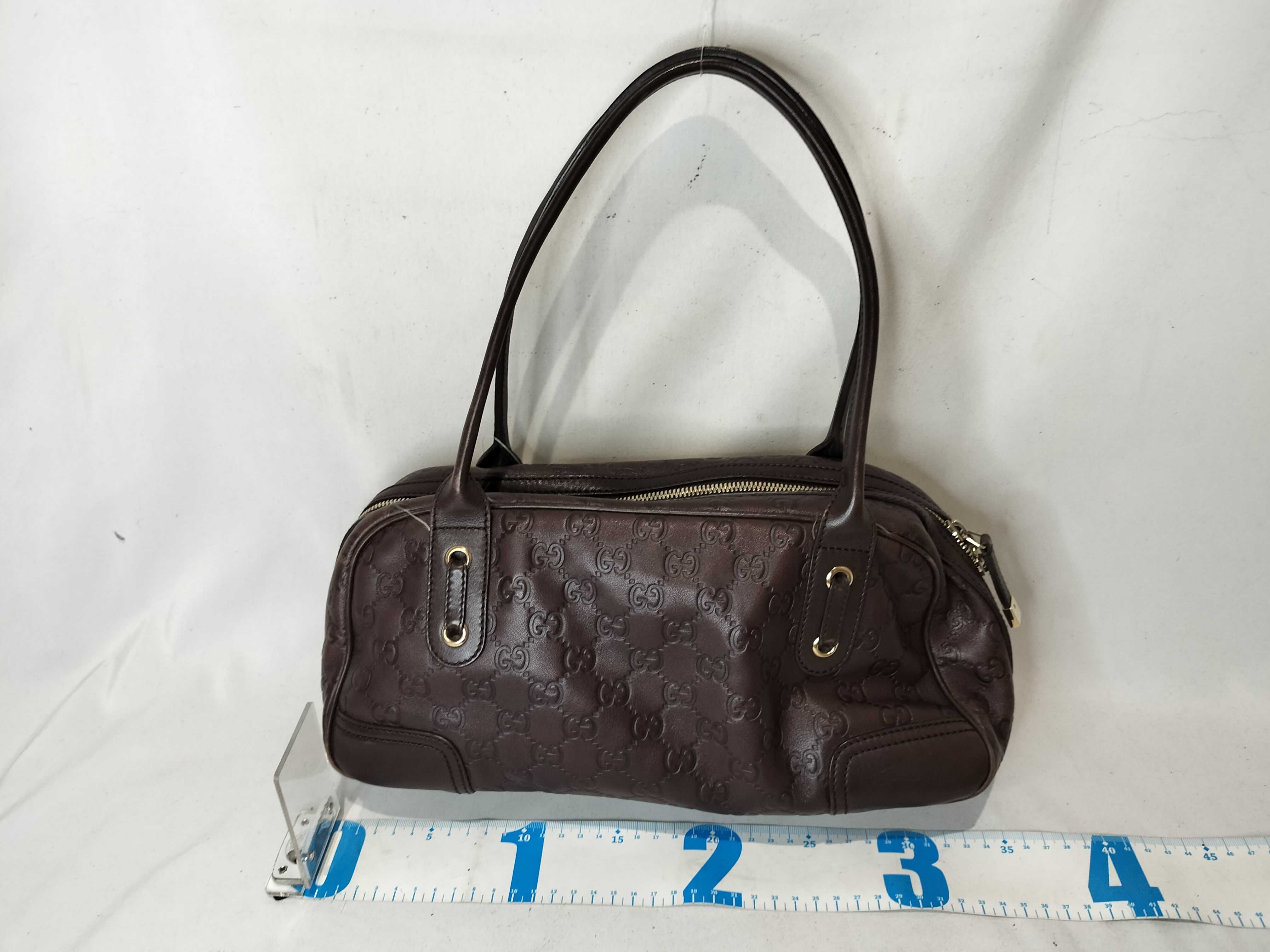 161720 Leather Mini Boston Bag (Boston Bag, Handbag) — view 3