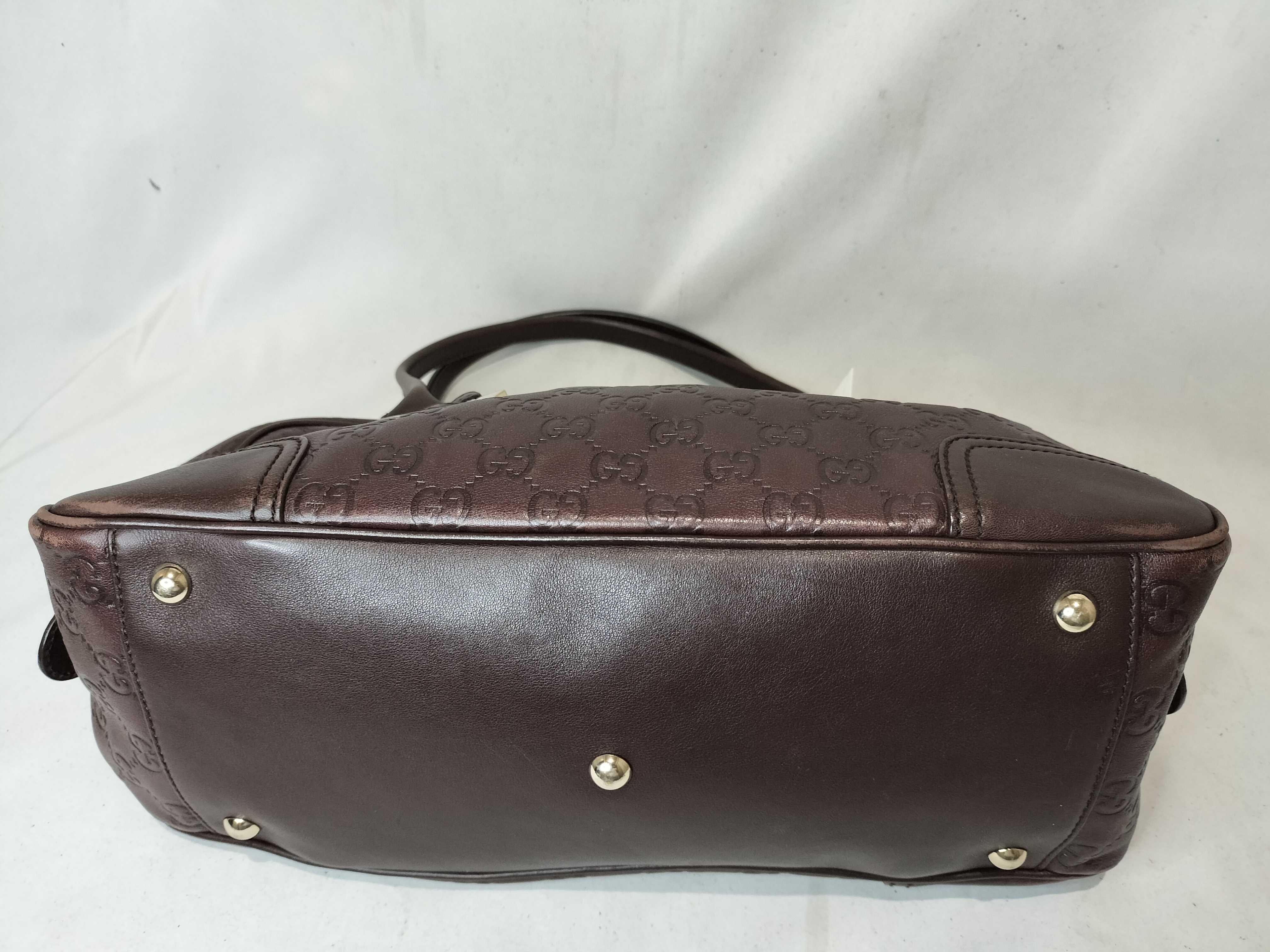 161720 Leather Mini Boston Bag (Boston Bag, Handbag) — view 8