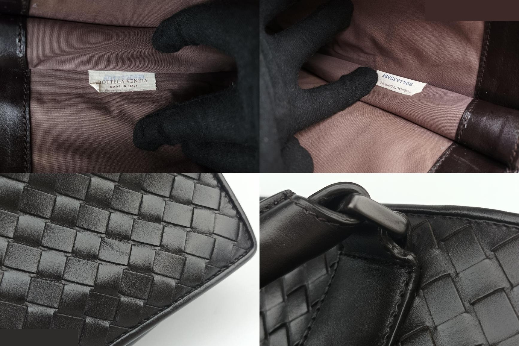 Intrecciato Lambskin Brown — view 8