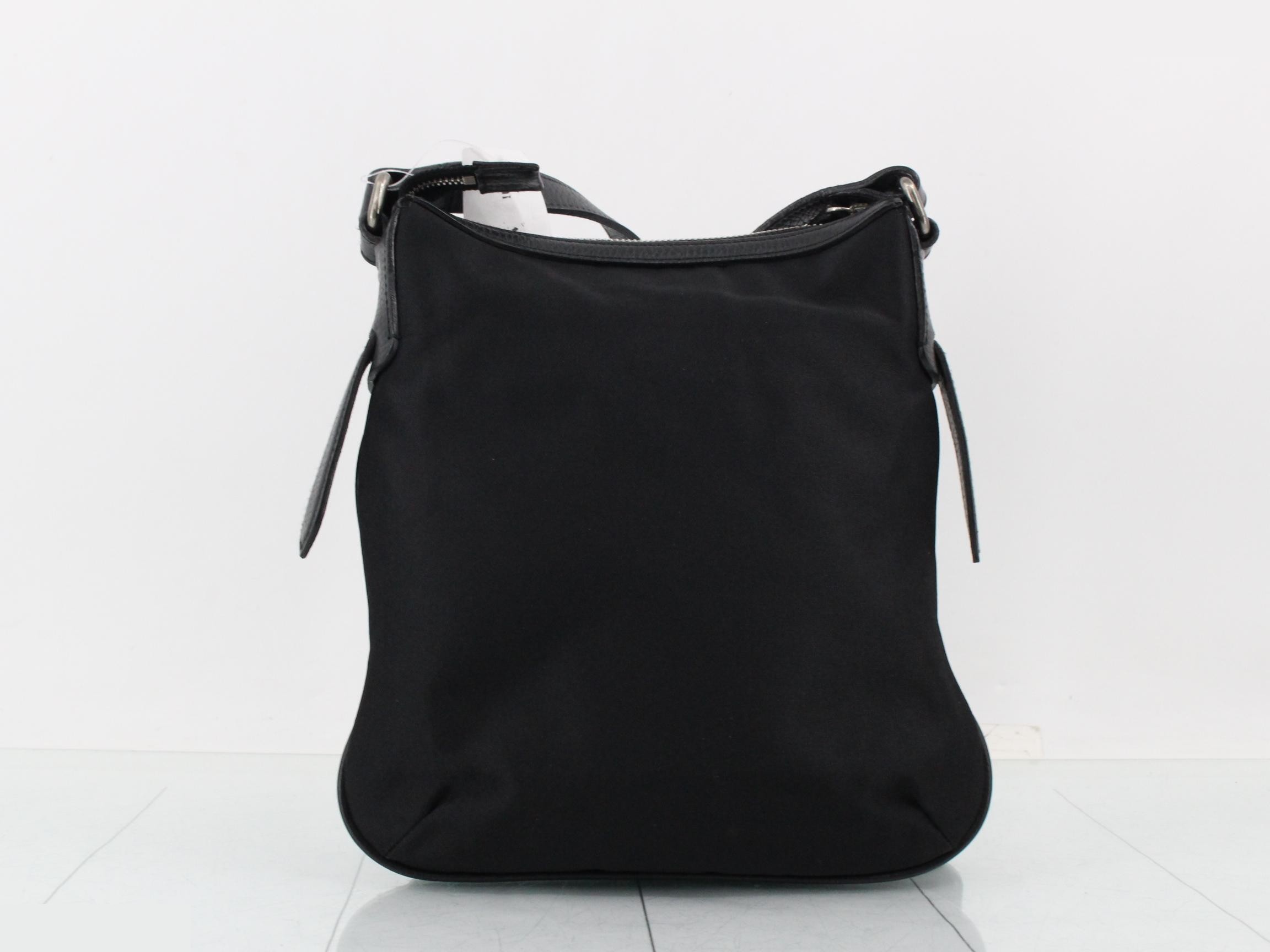 Shoulder bag, Nova Check pattern, two-tone nylon — view 2
