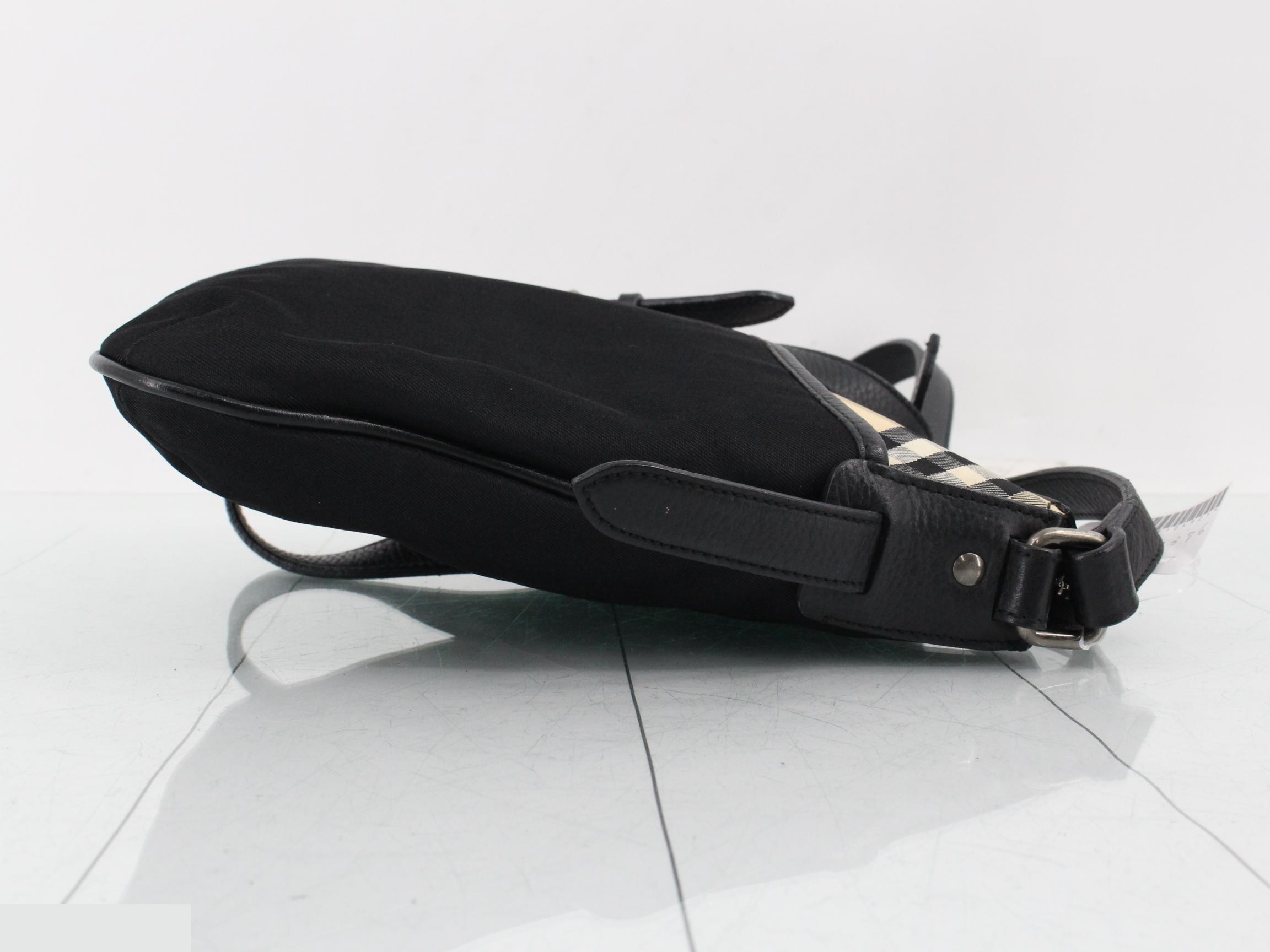 Shoulder bag, Nova Check pattern, two-tone nylon — view 3