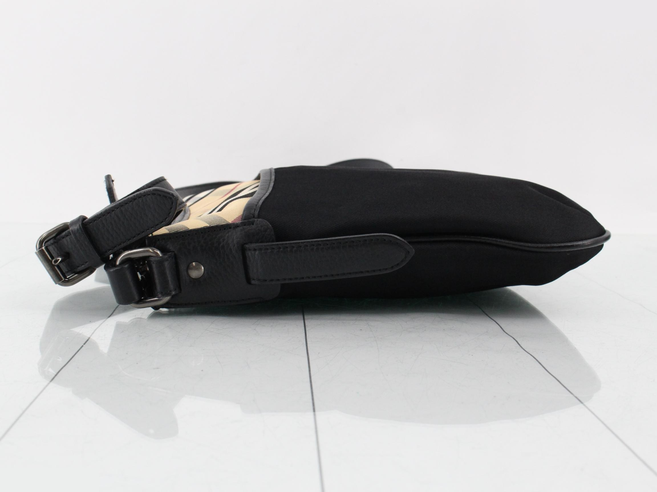 Shoulder bag, Nova Check pattern, two-tone nylon — view 4