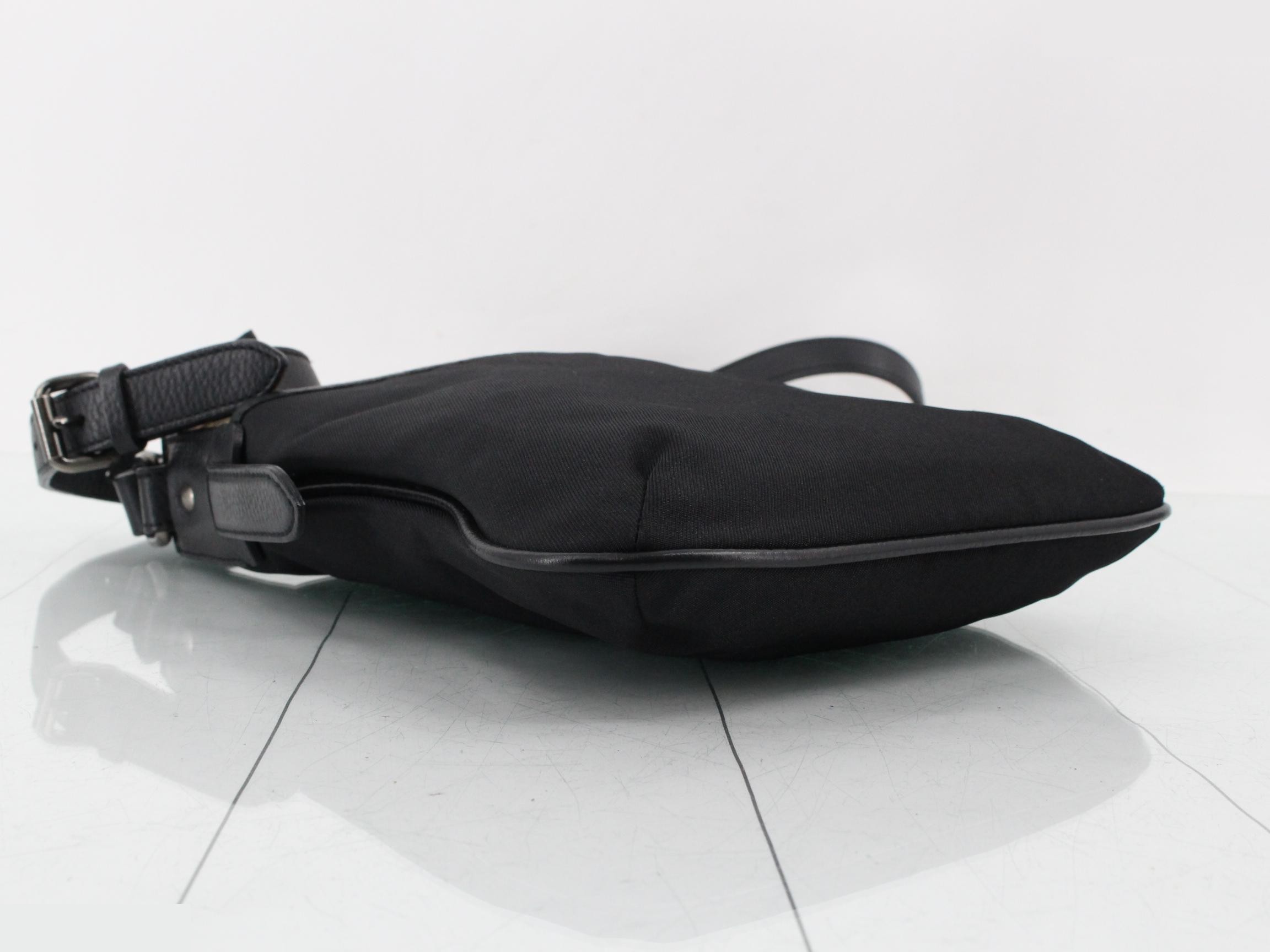 Shoulder bag, Nova Check pattern, two-tone nylon — view 5