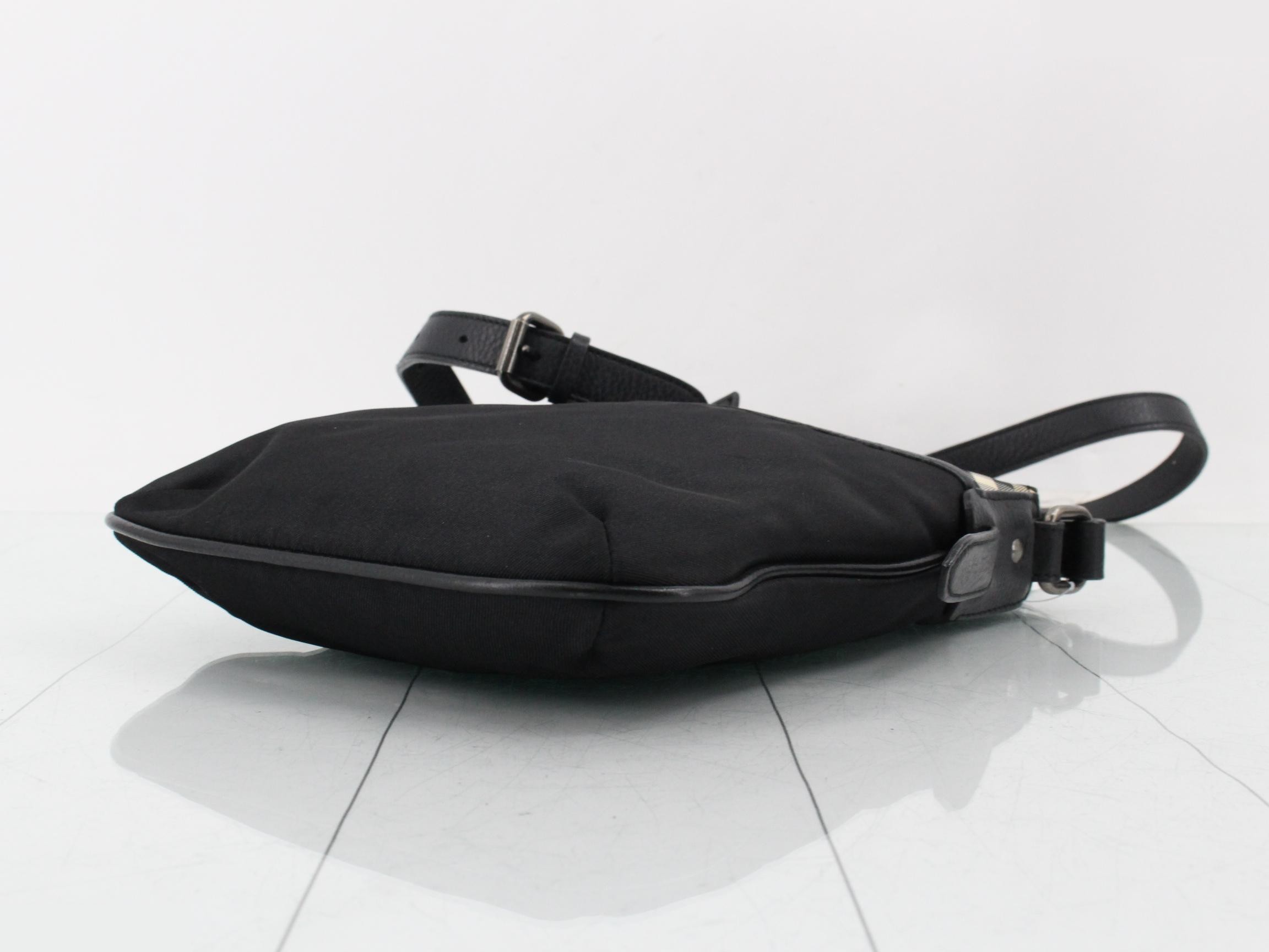 Shoulder bag, Nova Check pattern, two-tone nylon — view 6