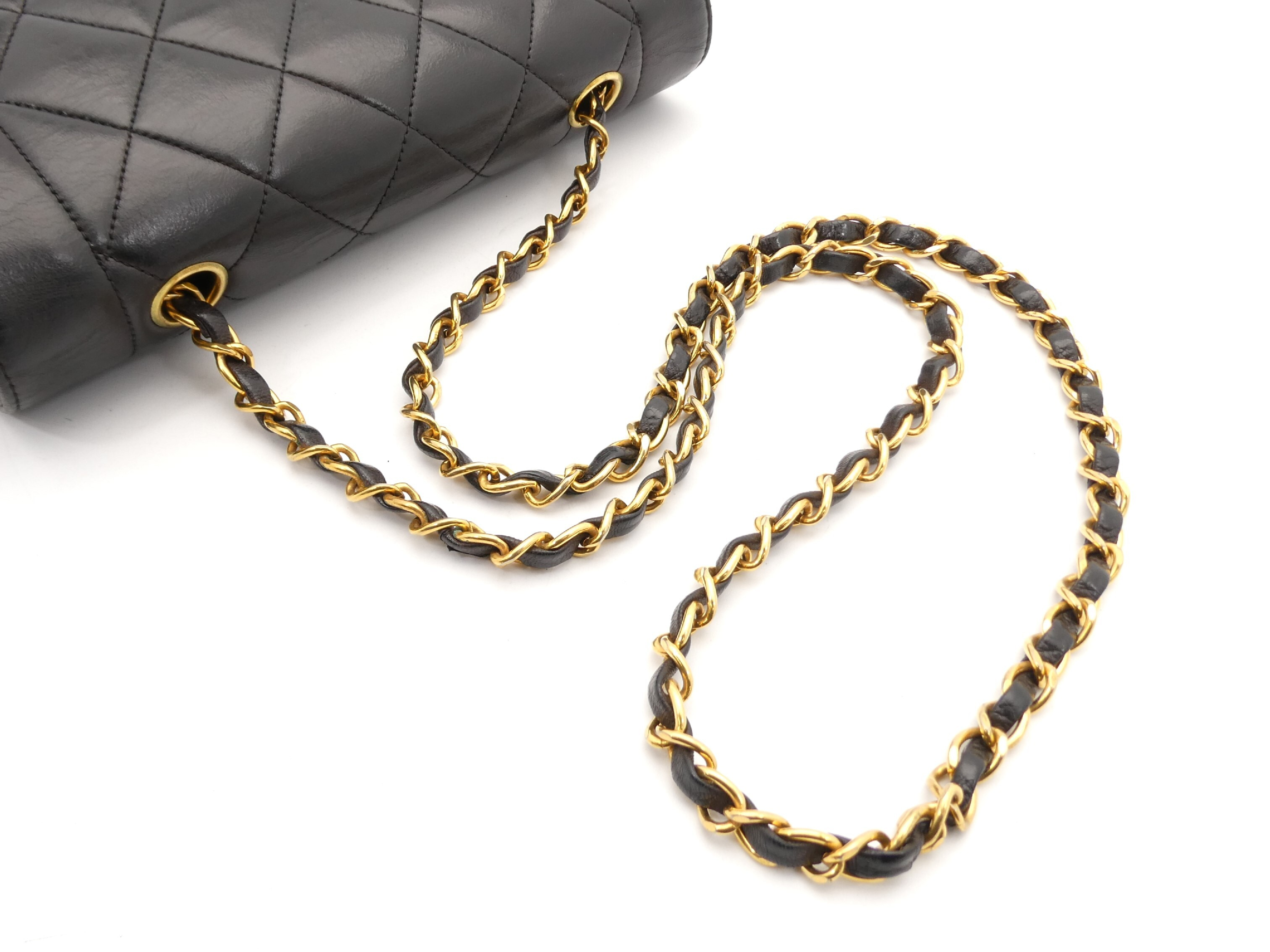 Diana Matelassé Coco Mark Turnlock Chain Shoulder Bag — view 6