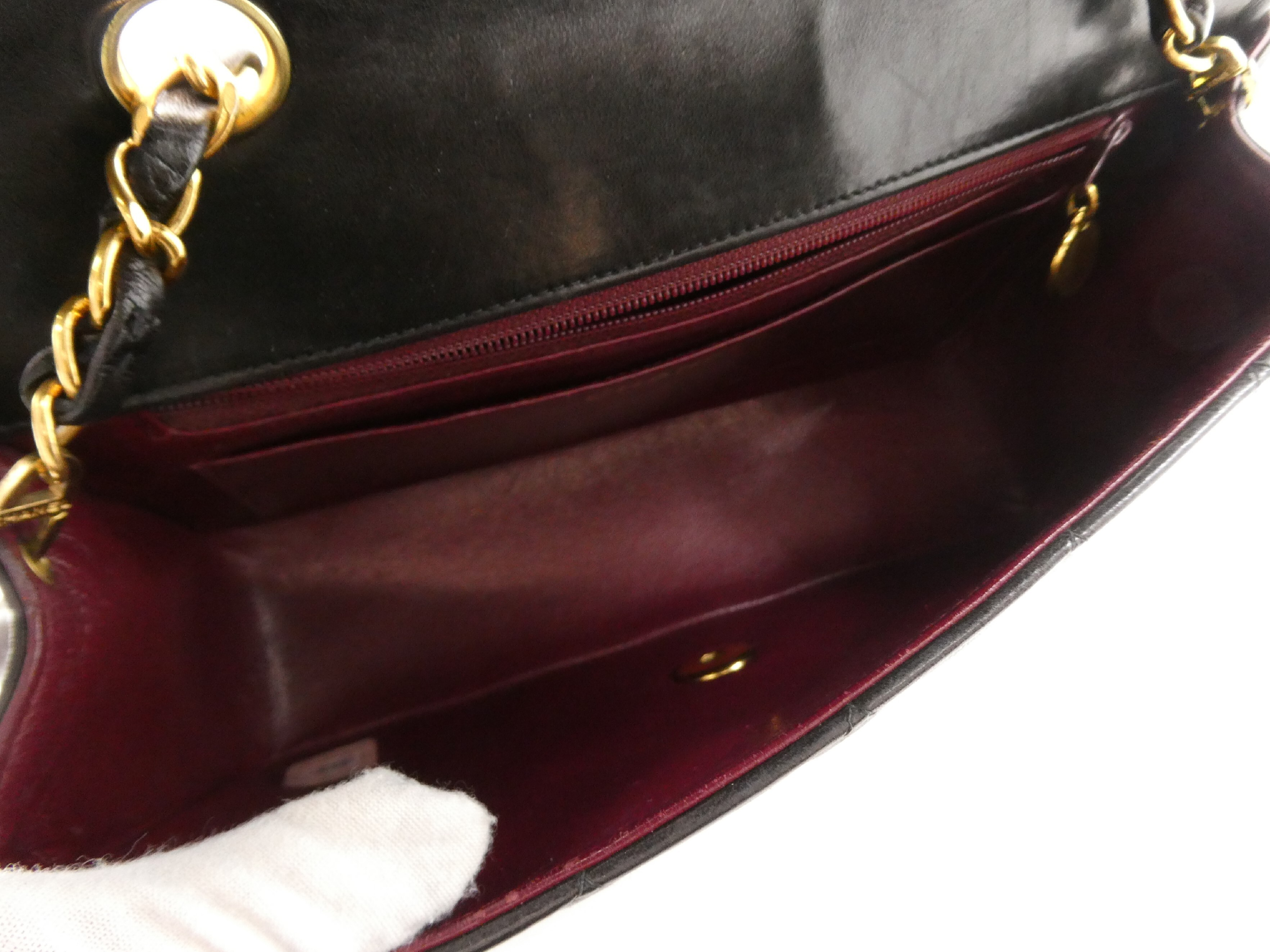 Diana Matelassé Coco Mark Turnlock Chain Shoulder Bag — view 7