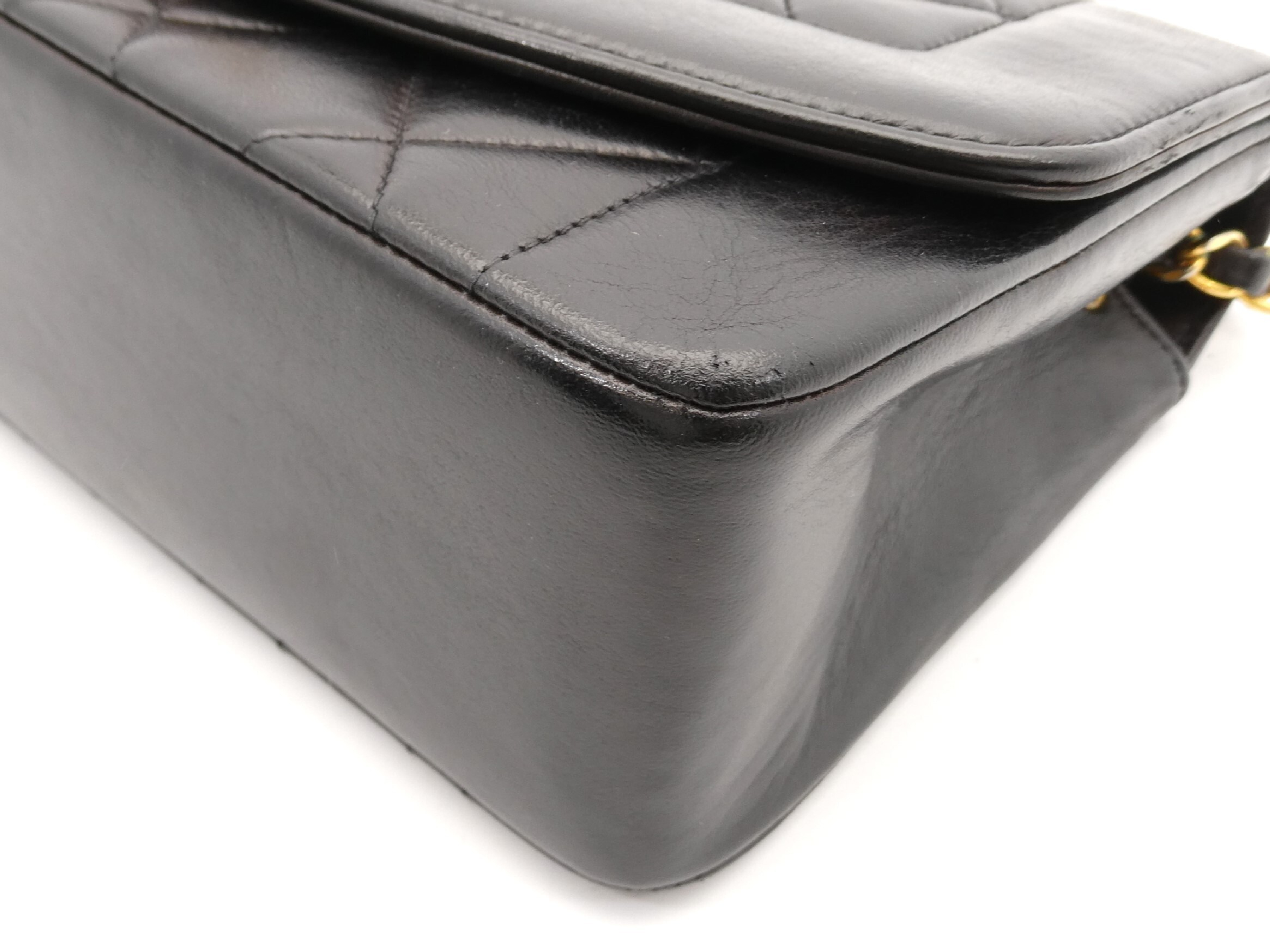 Diana Matelassé Coco Mark Turnlock Chain Shoulder Bag — view 10