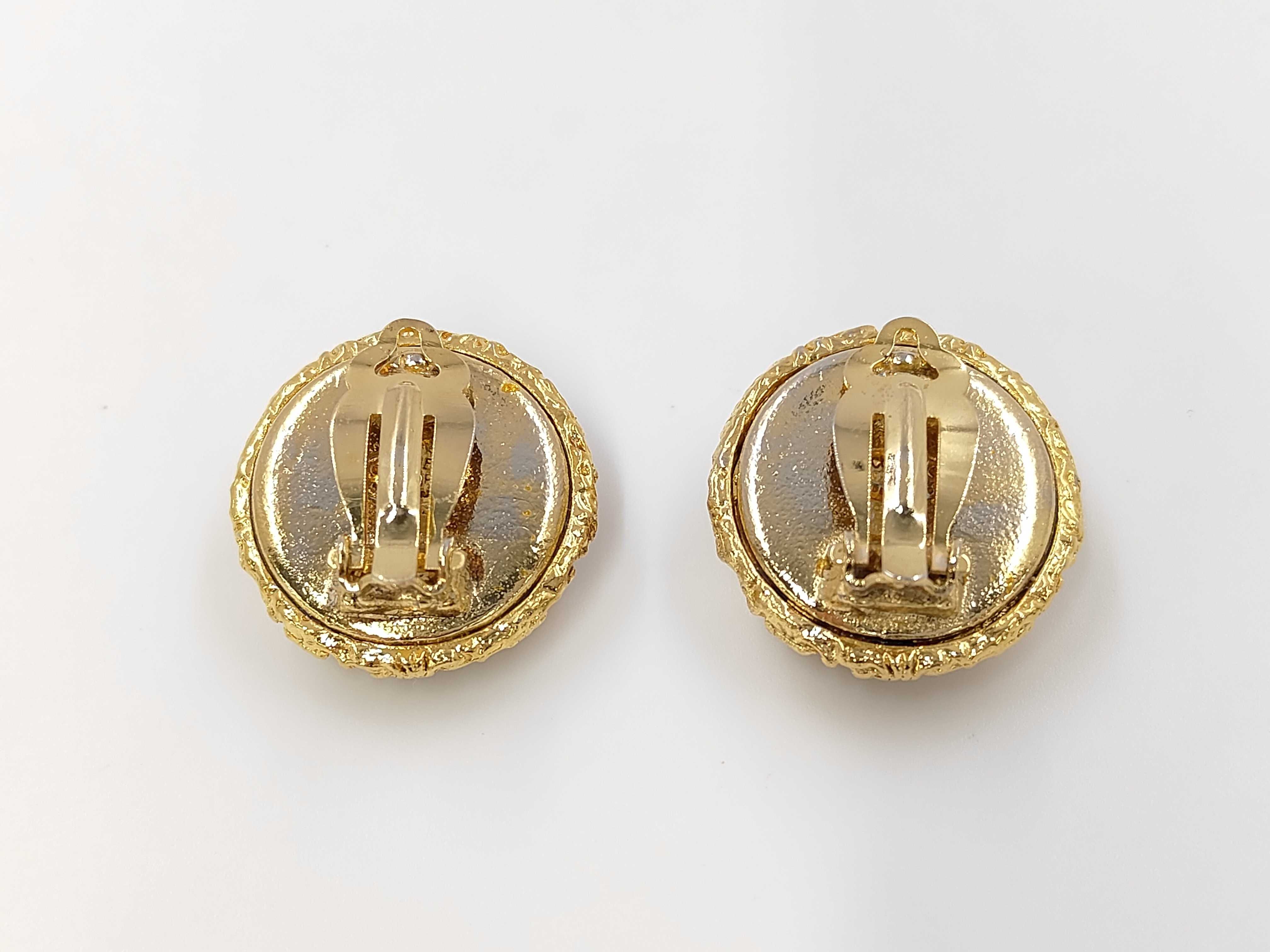 93P Lava Coco Mark Black Earrings — view 2